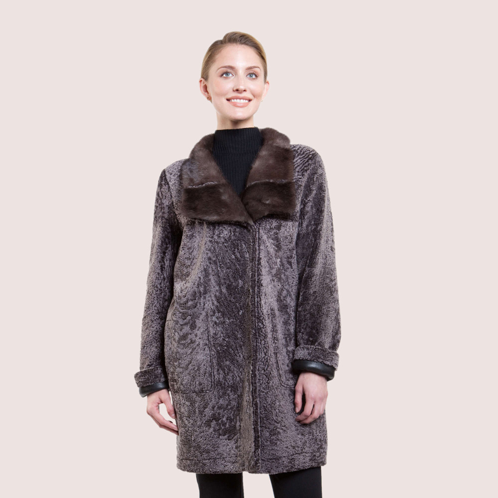 Mia Reversible Shearling Coat