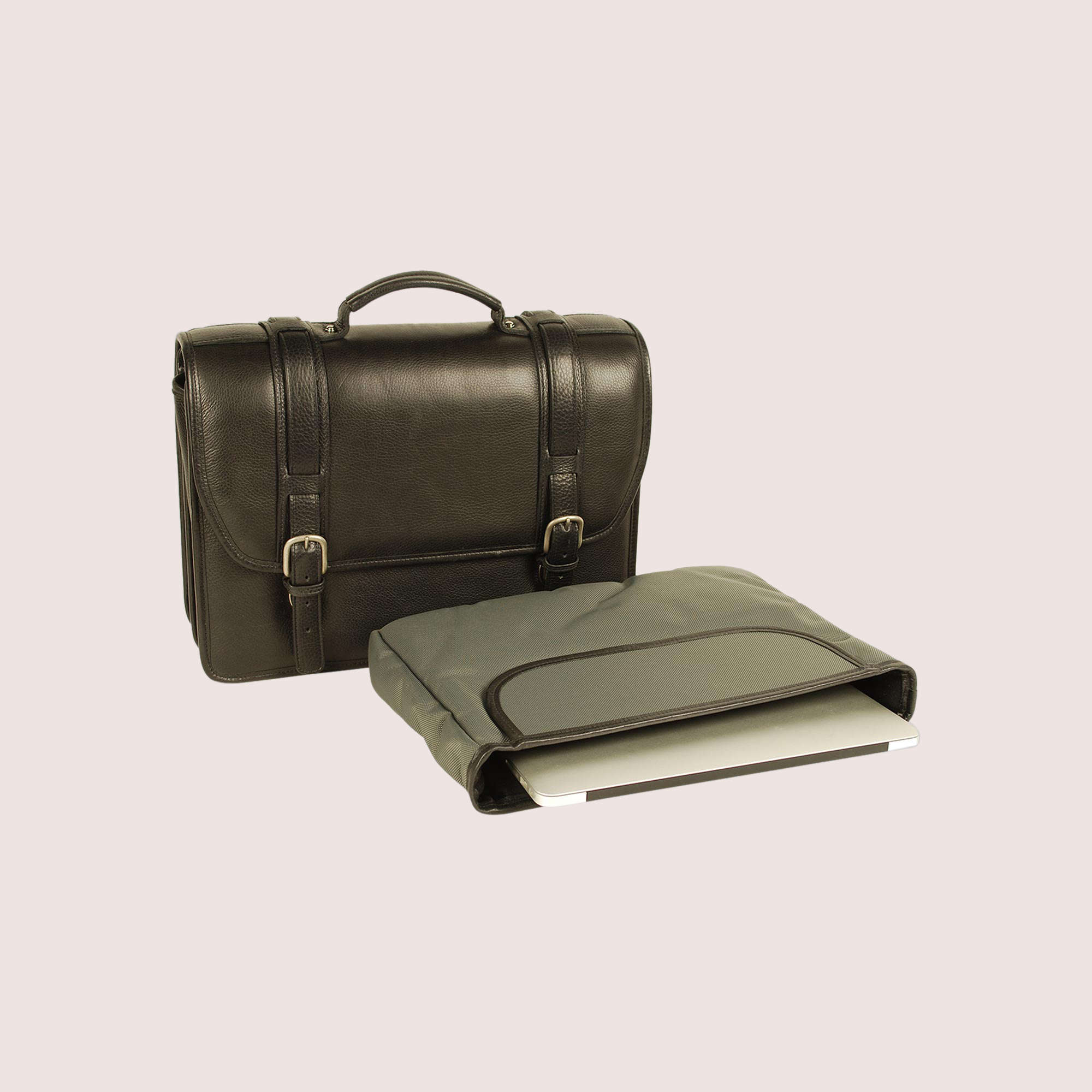 Conrad Double Compartment Briefcase