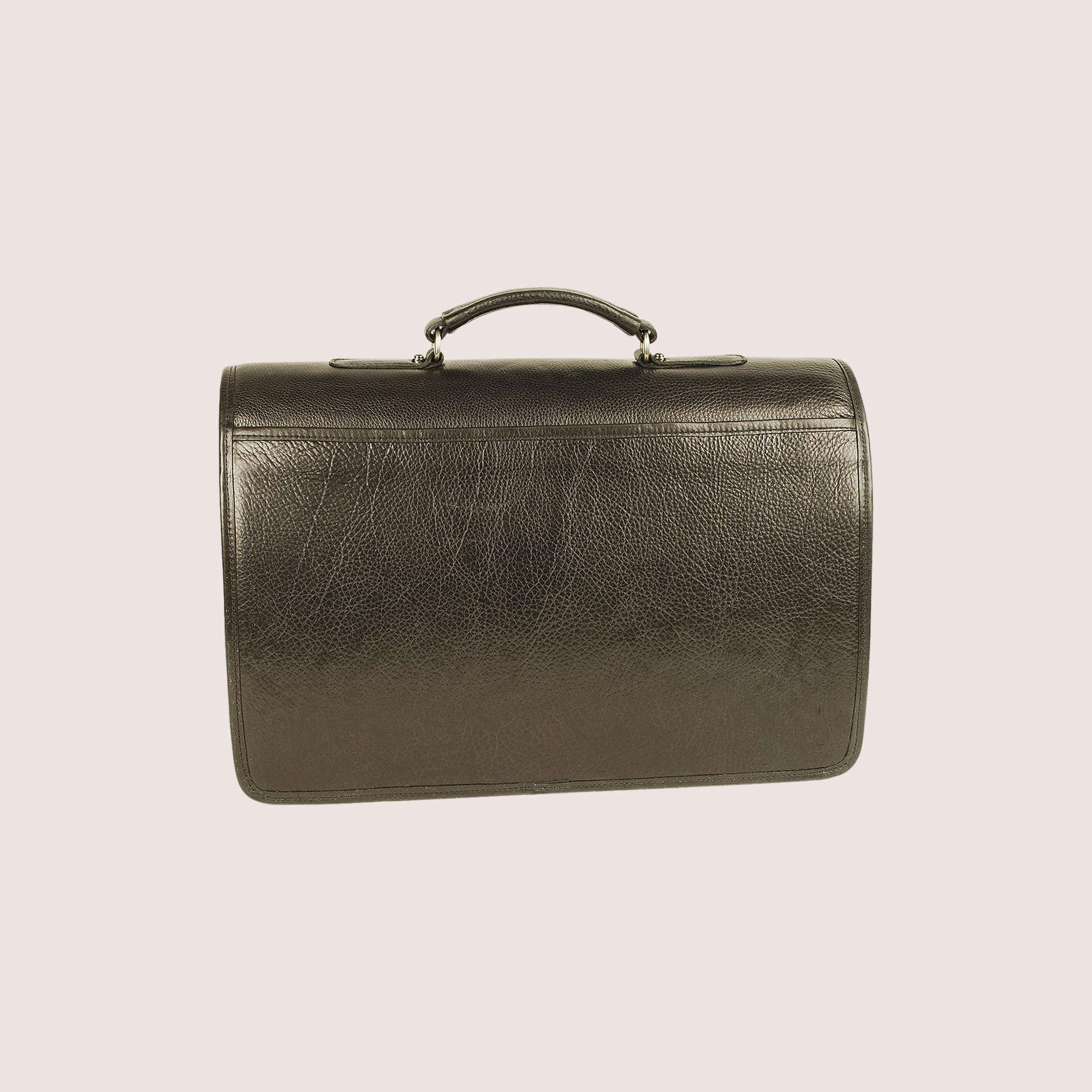 Morrison Men's Double Compartment Briefcase