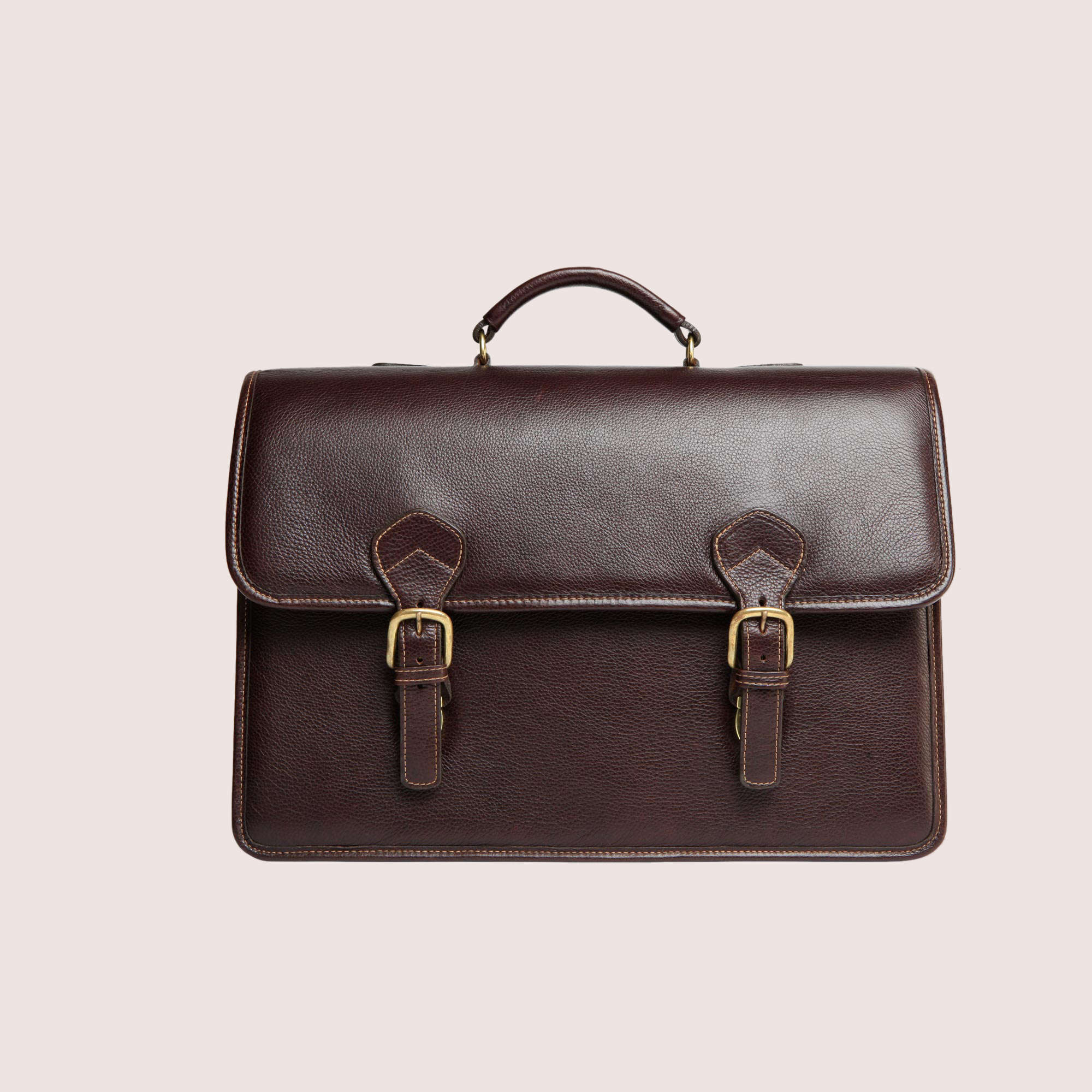 Morrison Men's Double Compartment Briefcase