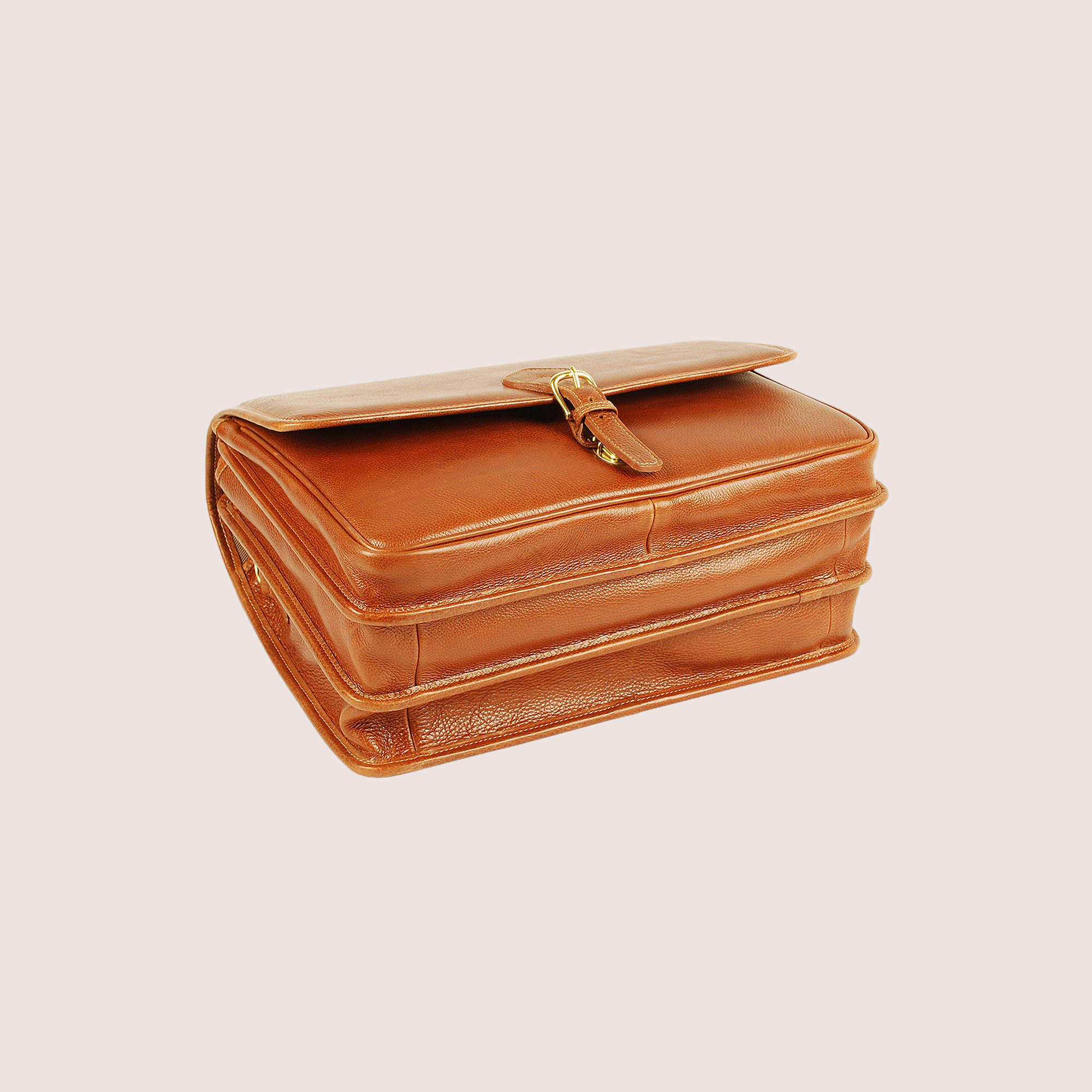 Charles Double Compartment Briefcase w/laptop case