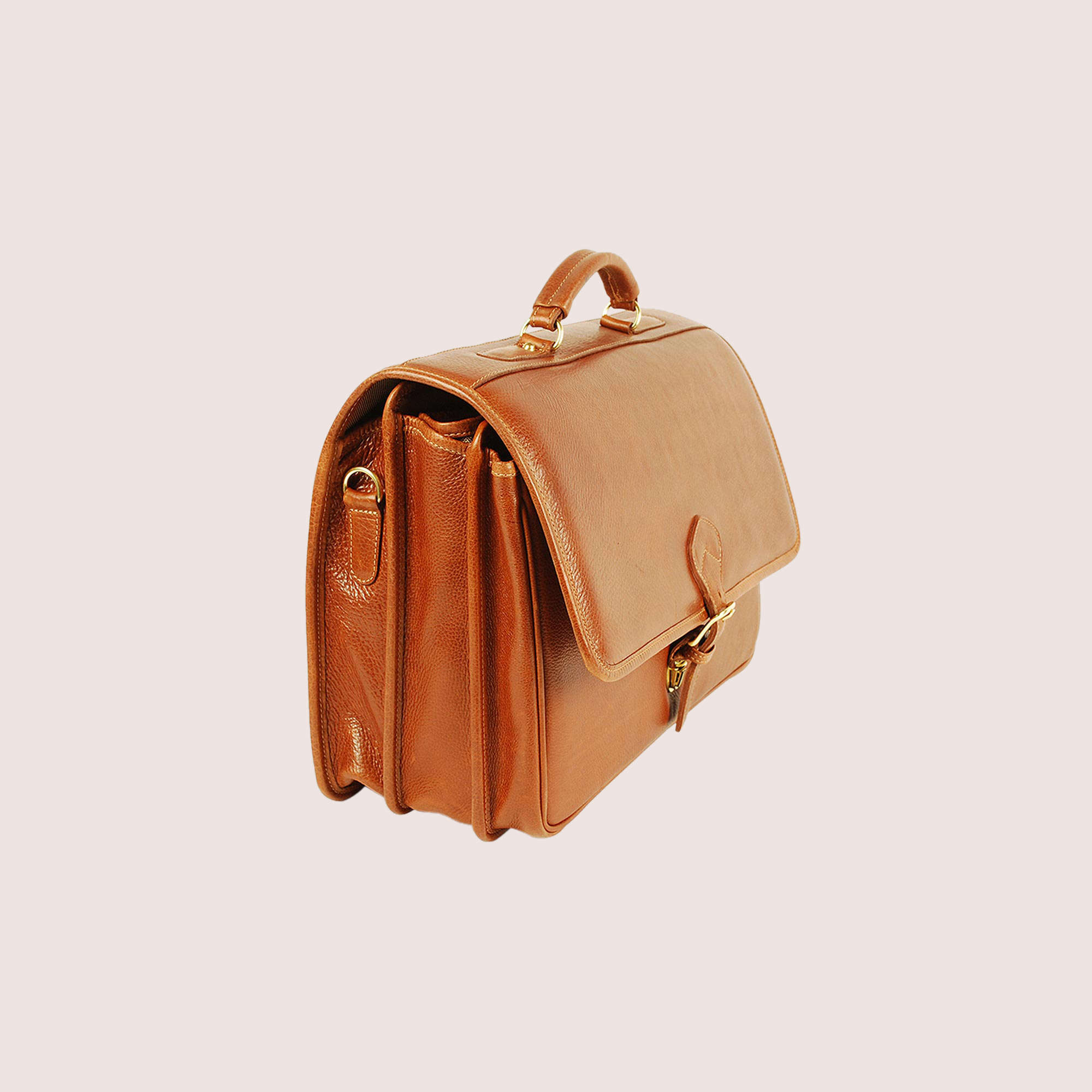 Charles Double Compartment Briefcase w/laptop case