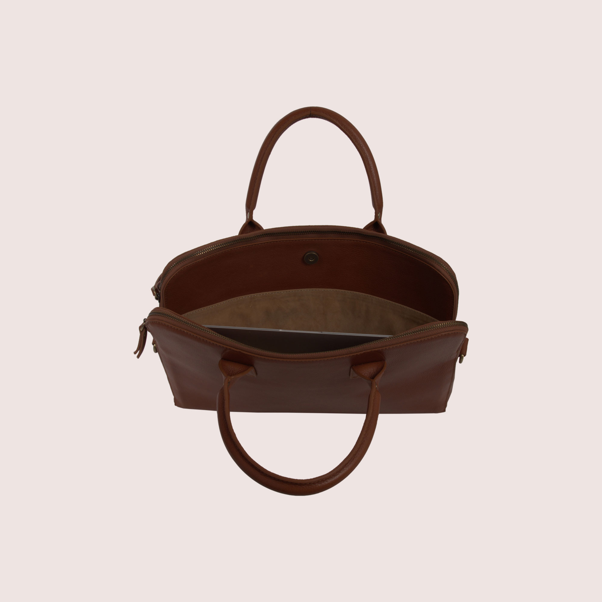 David Zippered Briefcase 