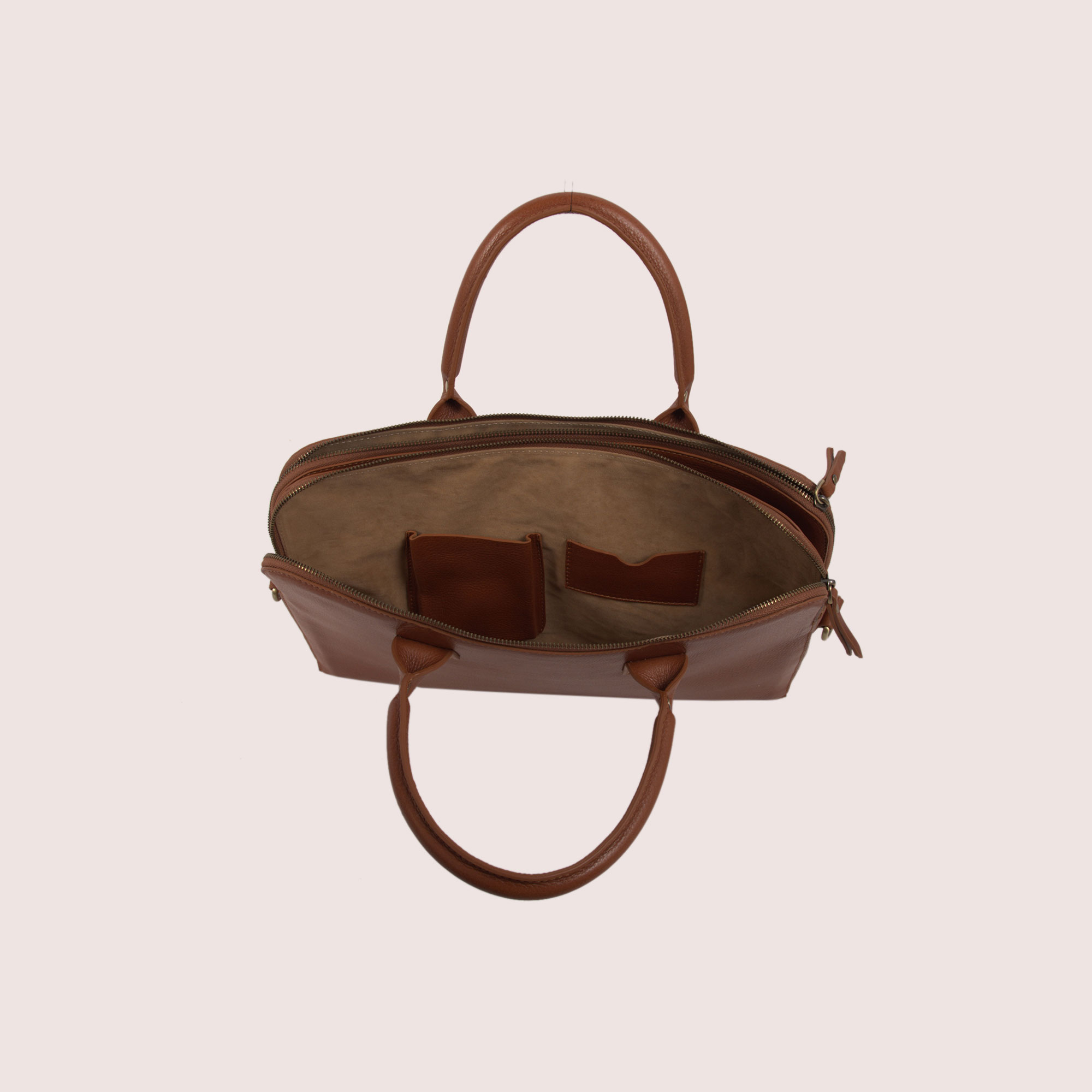 David Zippered Briefcase 