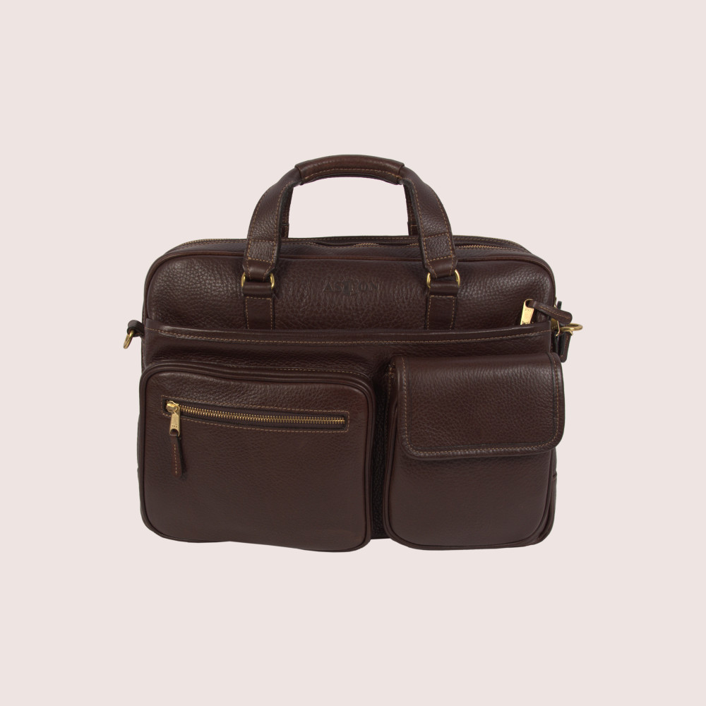 Tennyson Top Zippered Briefcase
