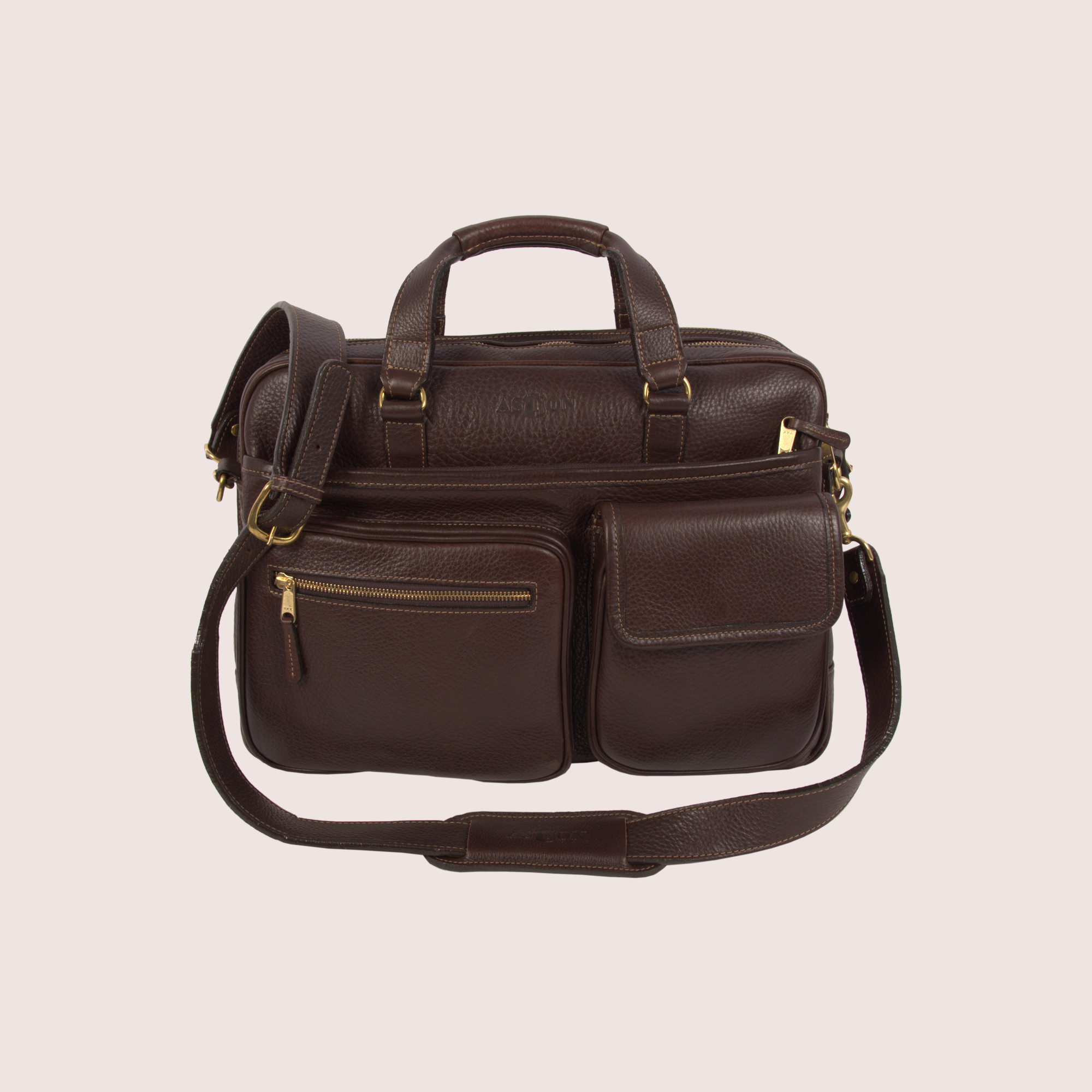 Tennyson Top Zippered Briefcase