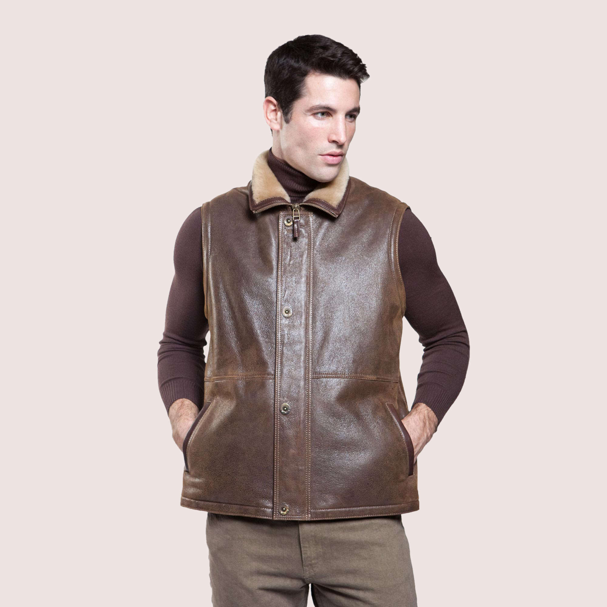 Austin Shearling Vest