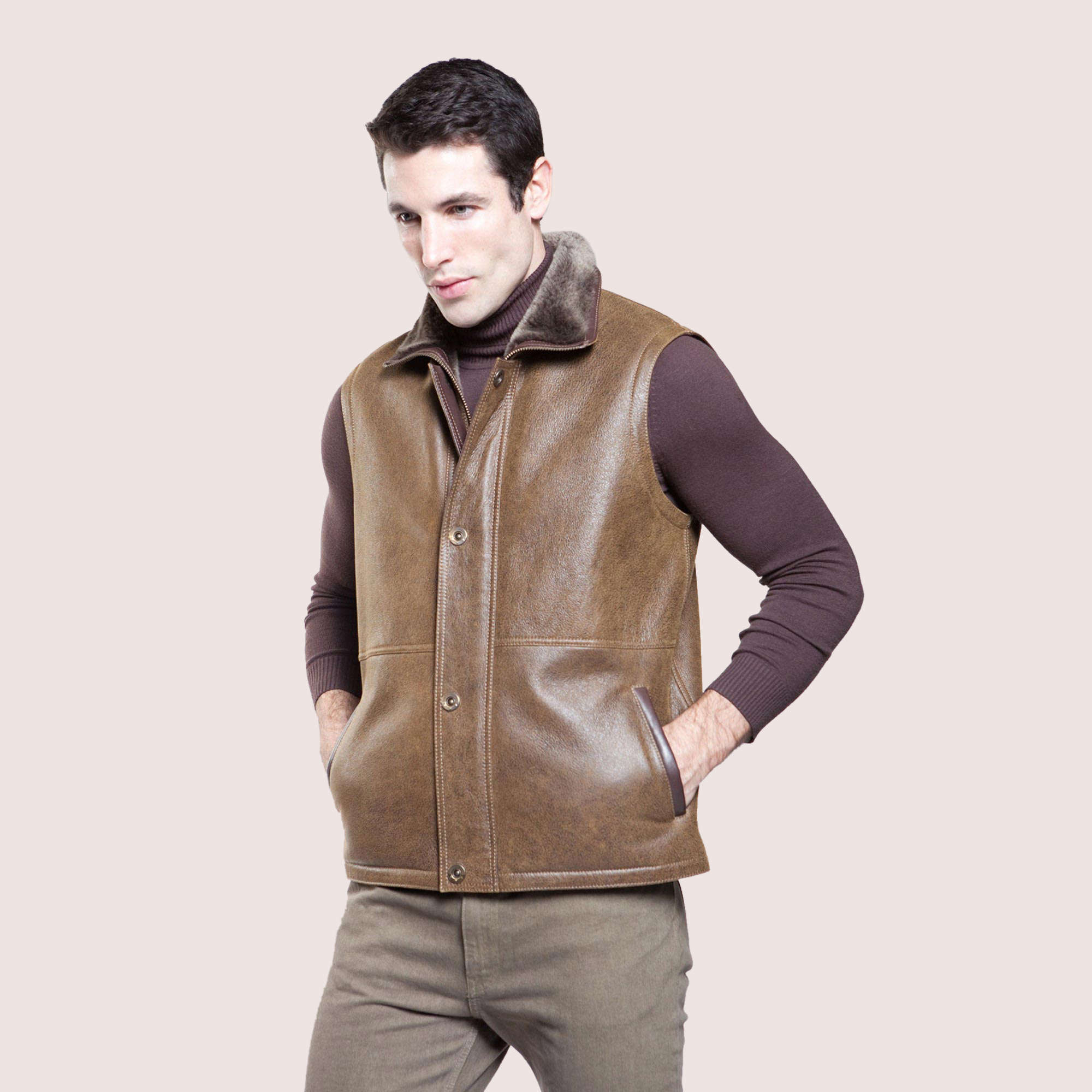 Austin Shearling Vest
