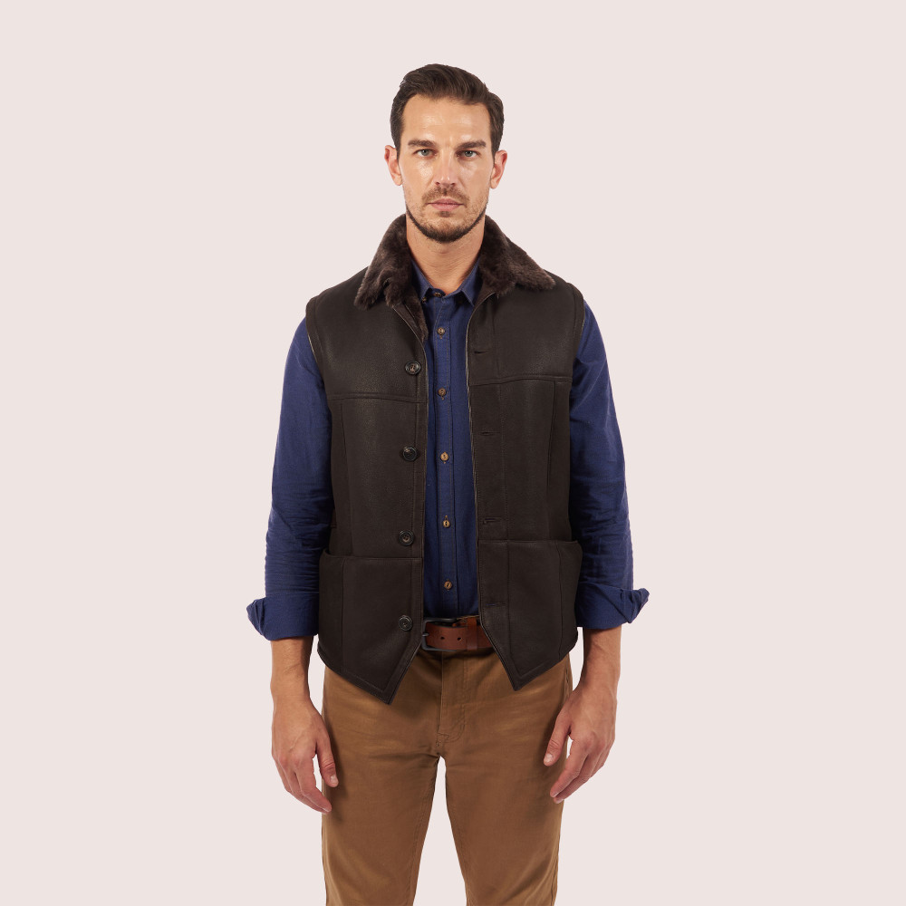 Barrett shearling vest