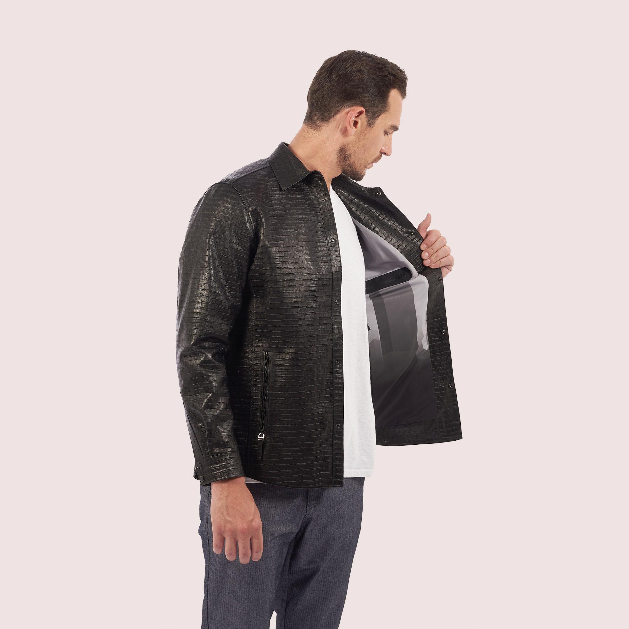 Emerson Croco Jacket