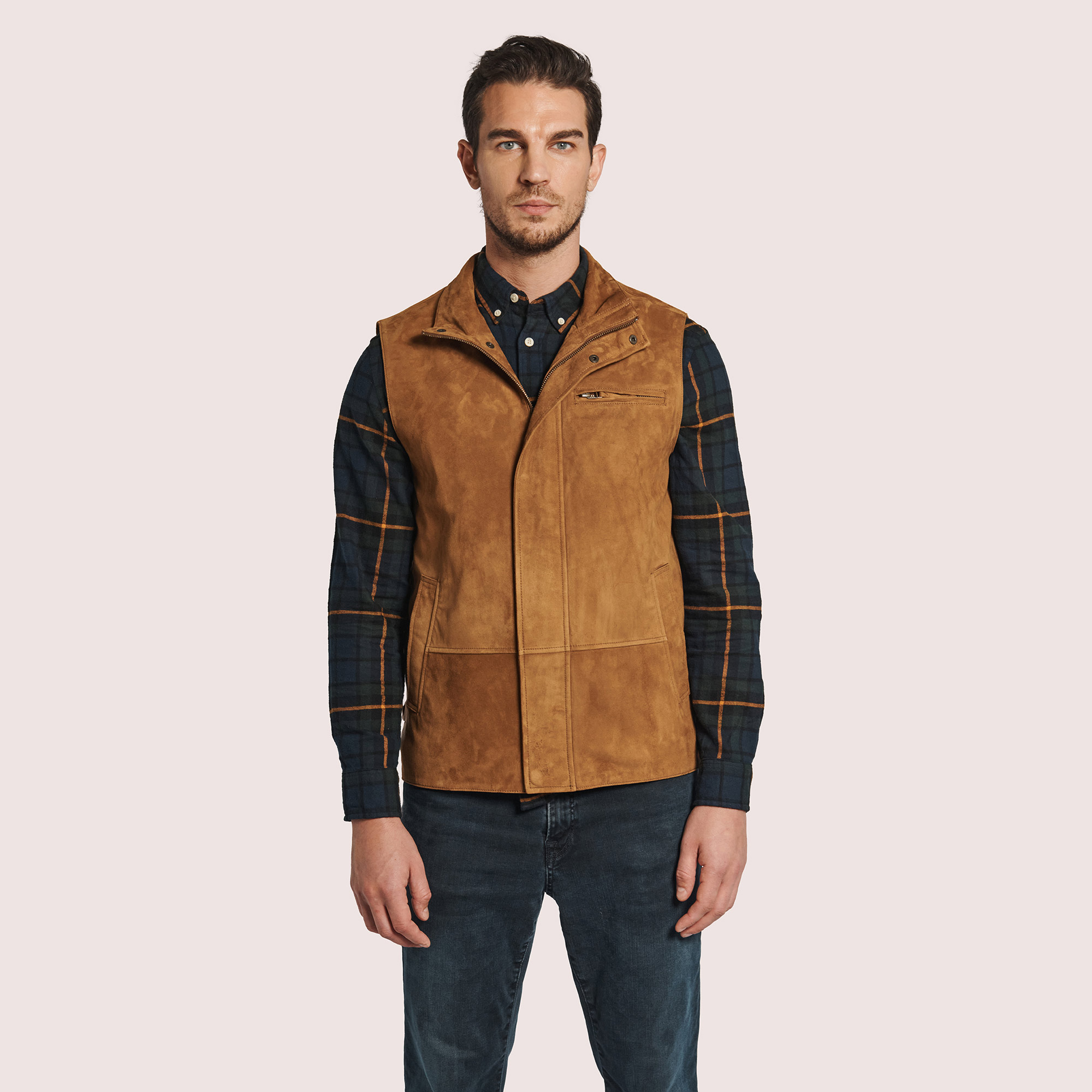 Adrian Goat Suede Vest