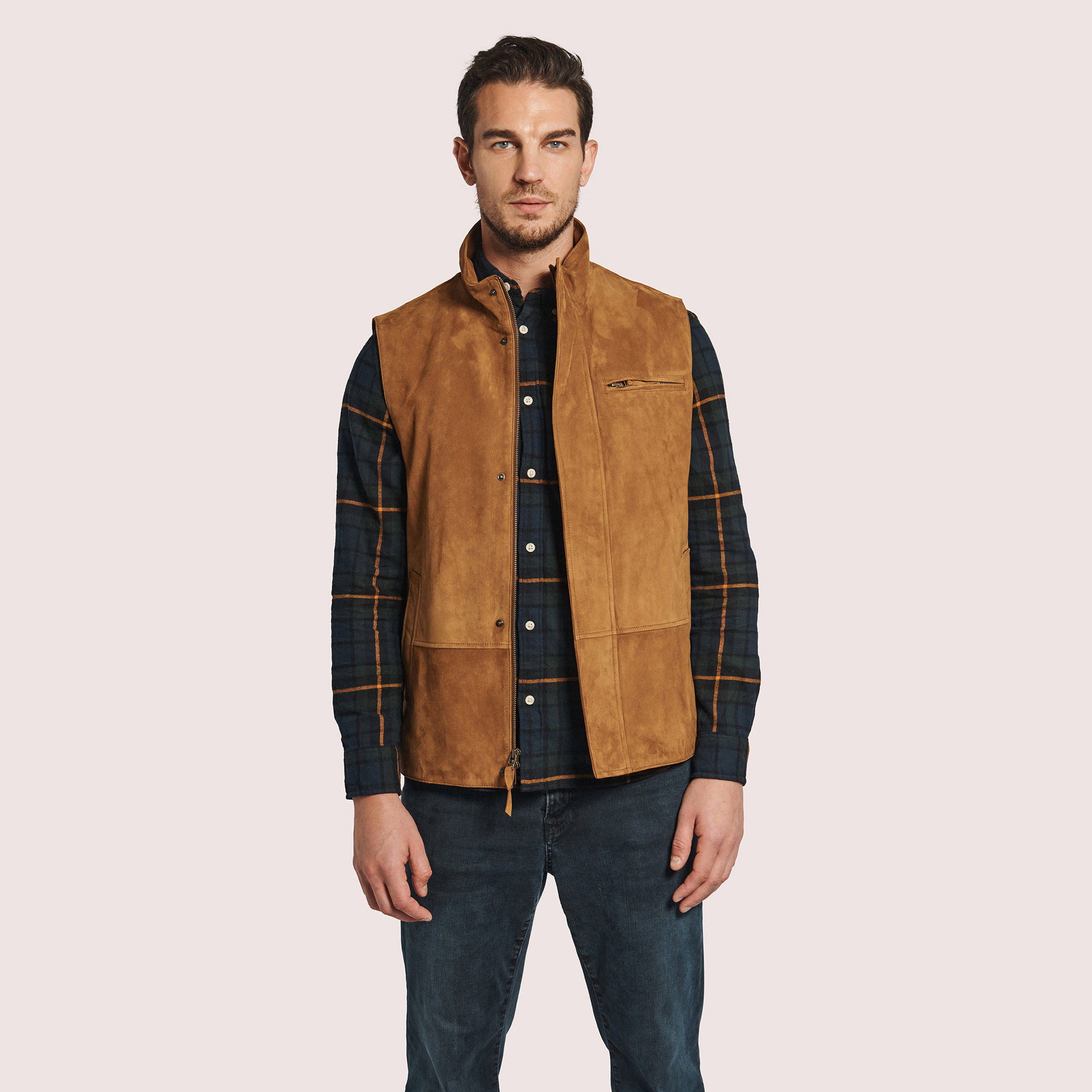 Adrian Goat Suede Vest