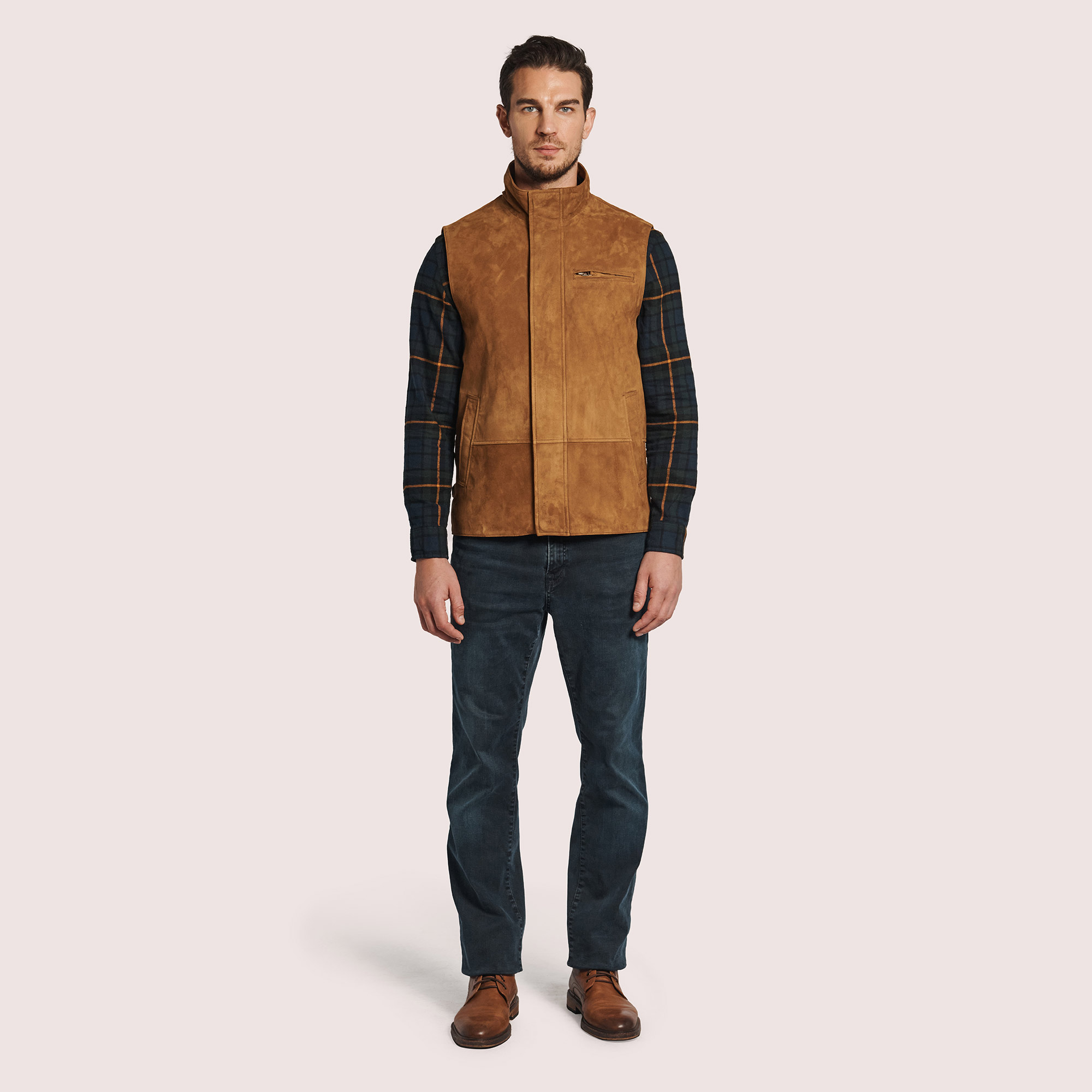 Adrian Goat Suede Vest