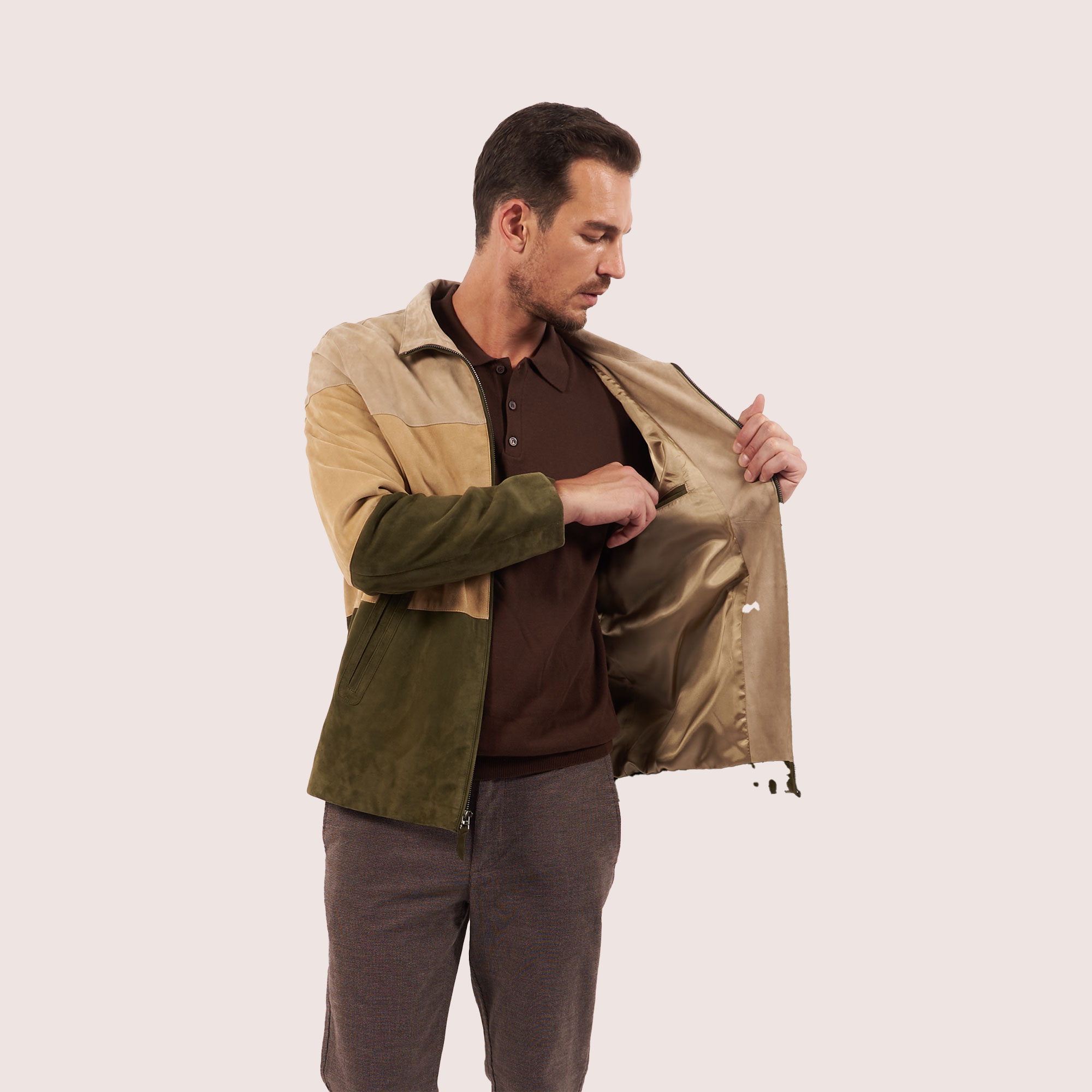 Dalton goat suede jacket