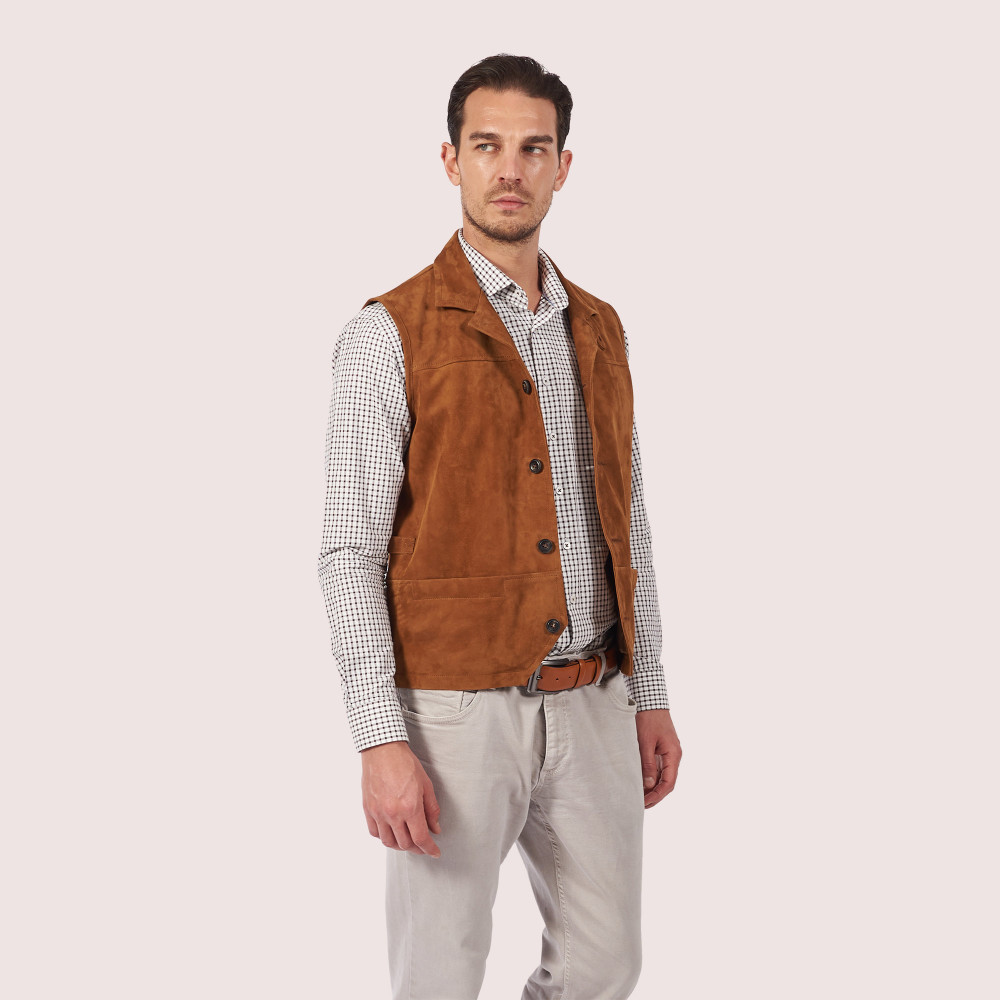 Glendale Goat Suede Vest