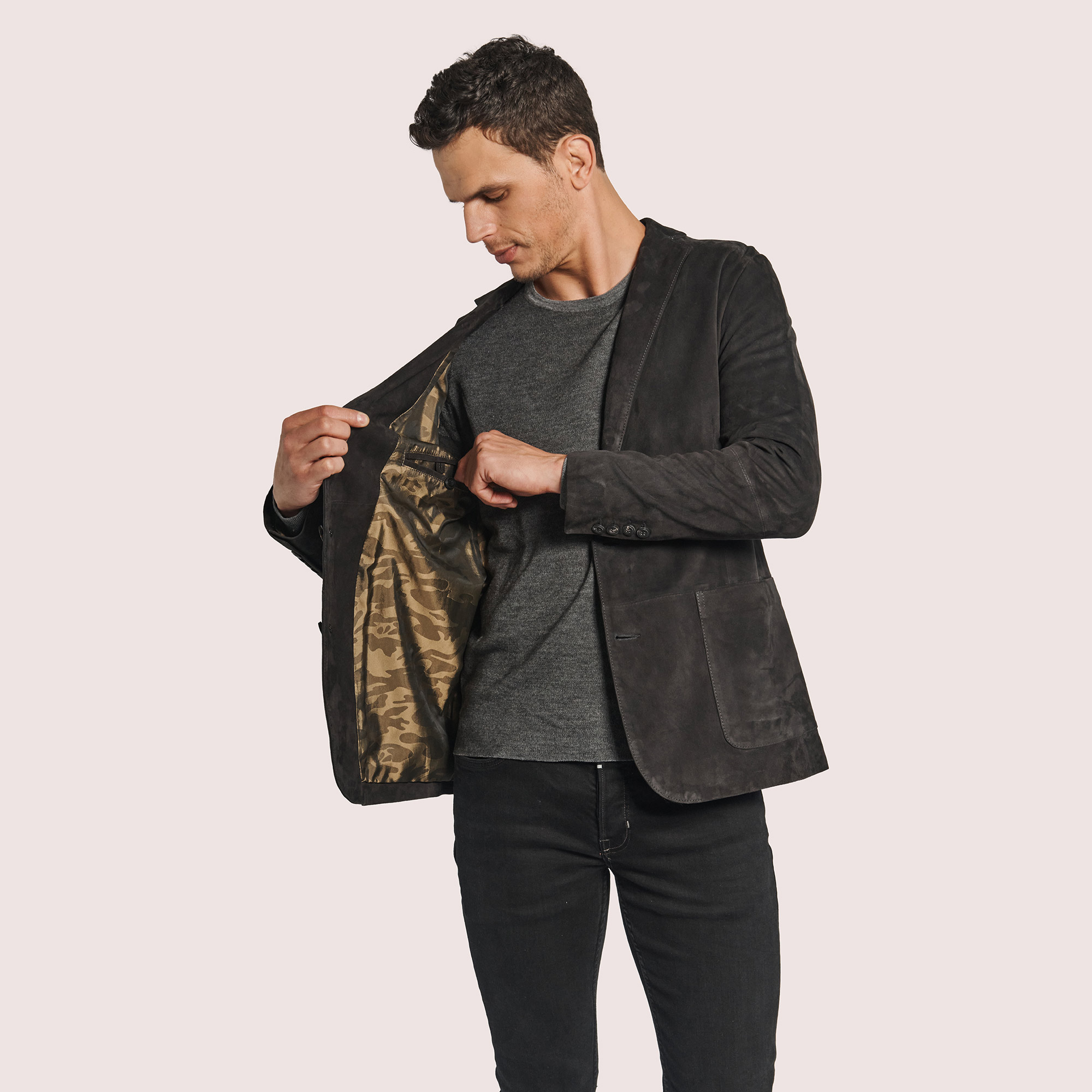 Madison Metis Goat Suede Blazer