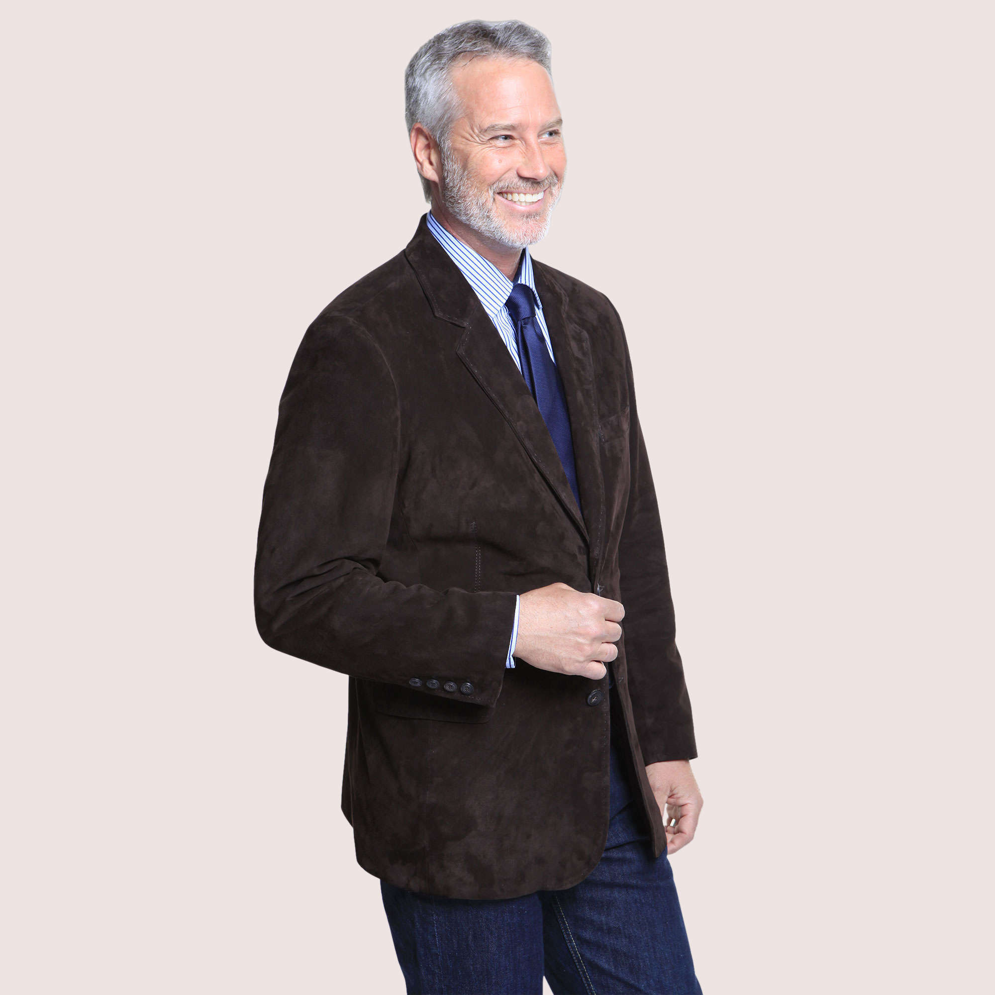 Saratoga Metis Goat Suede Blazer