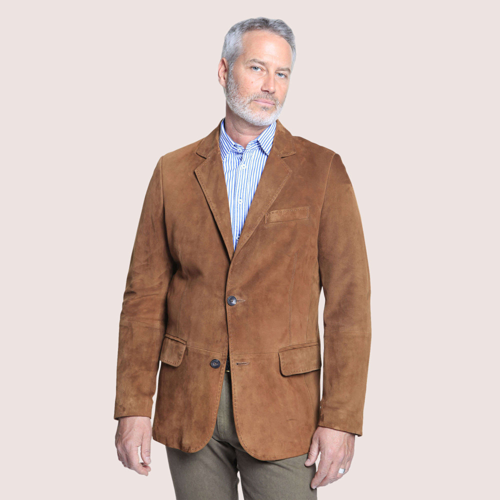 Saratoga Metis Goat Suede Blazer