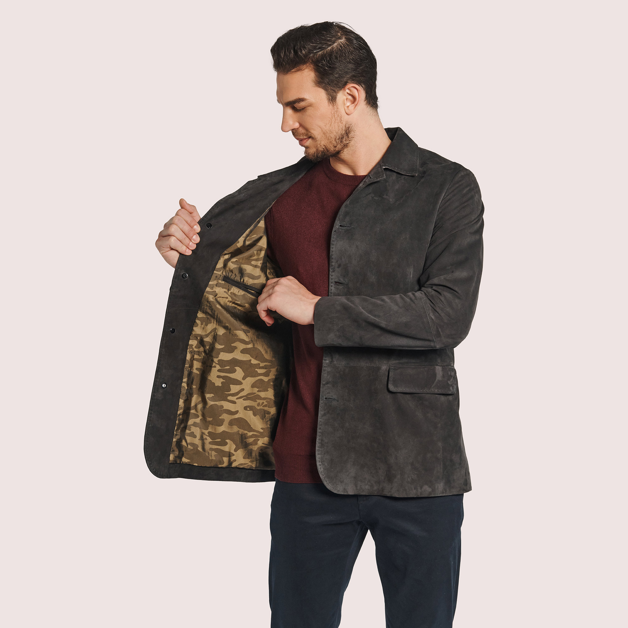 McKinley Goat Suede Blazer 