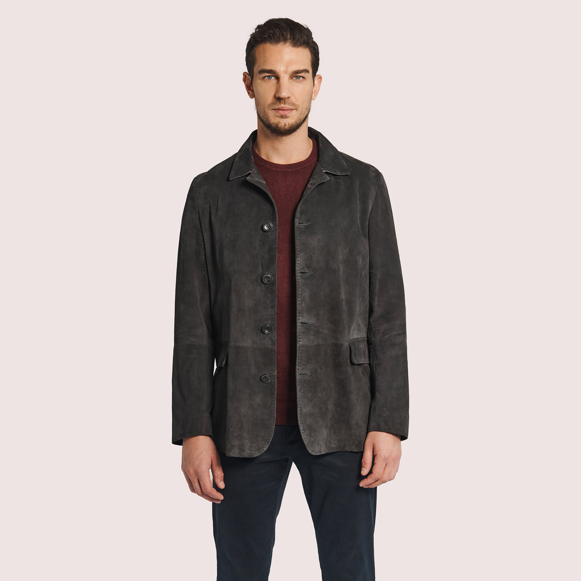 McKinley Goat Suede Blazer 