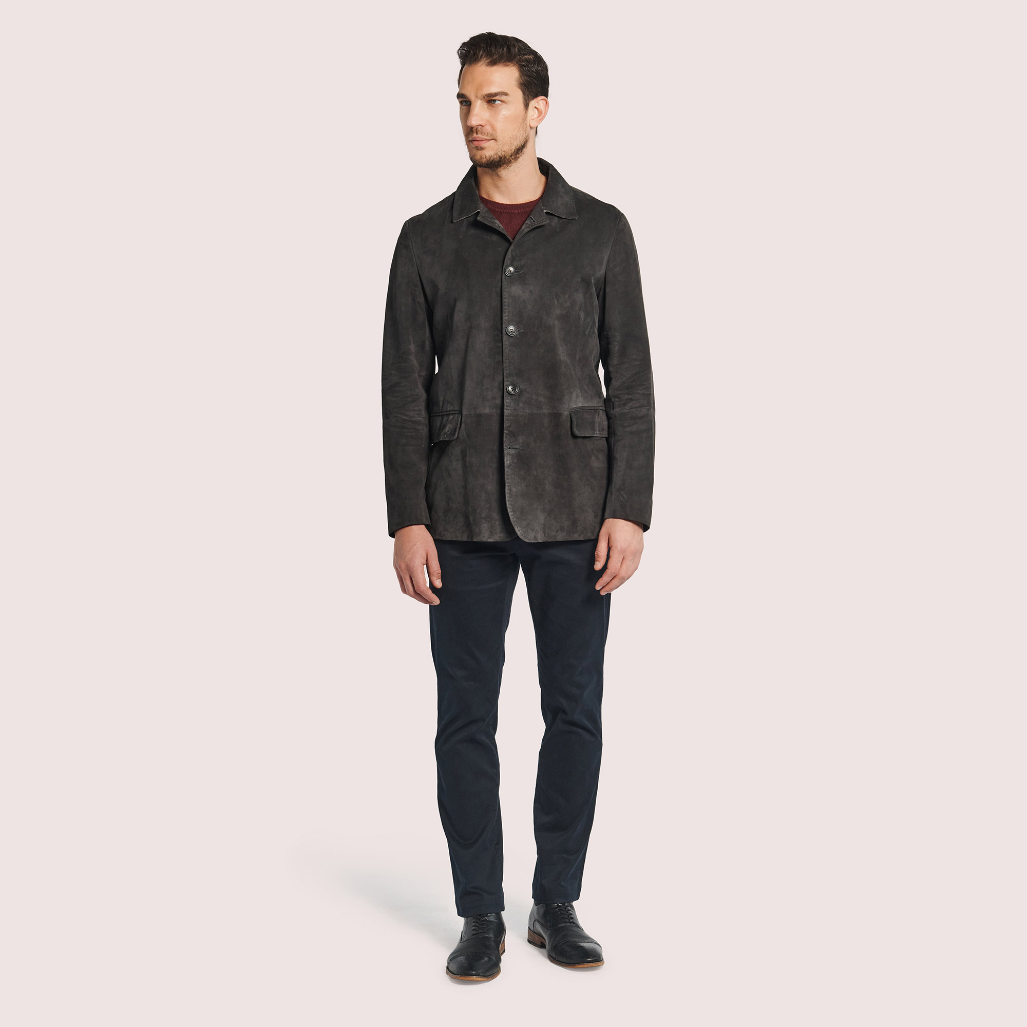 McKinley Goat Suede Blazer 