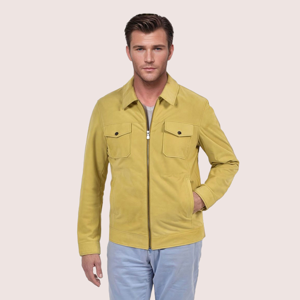 Lennox goat suede jacket