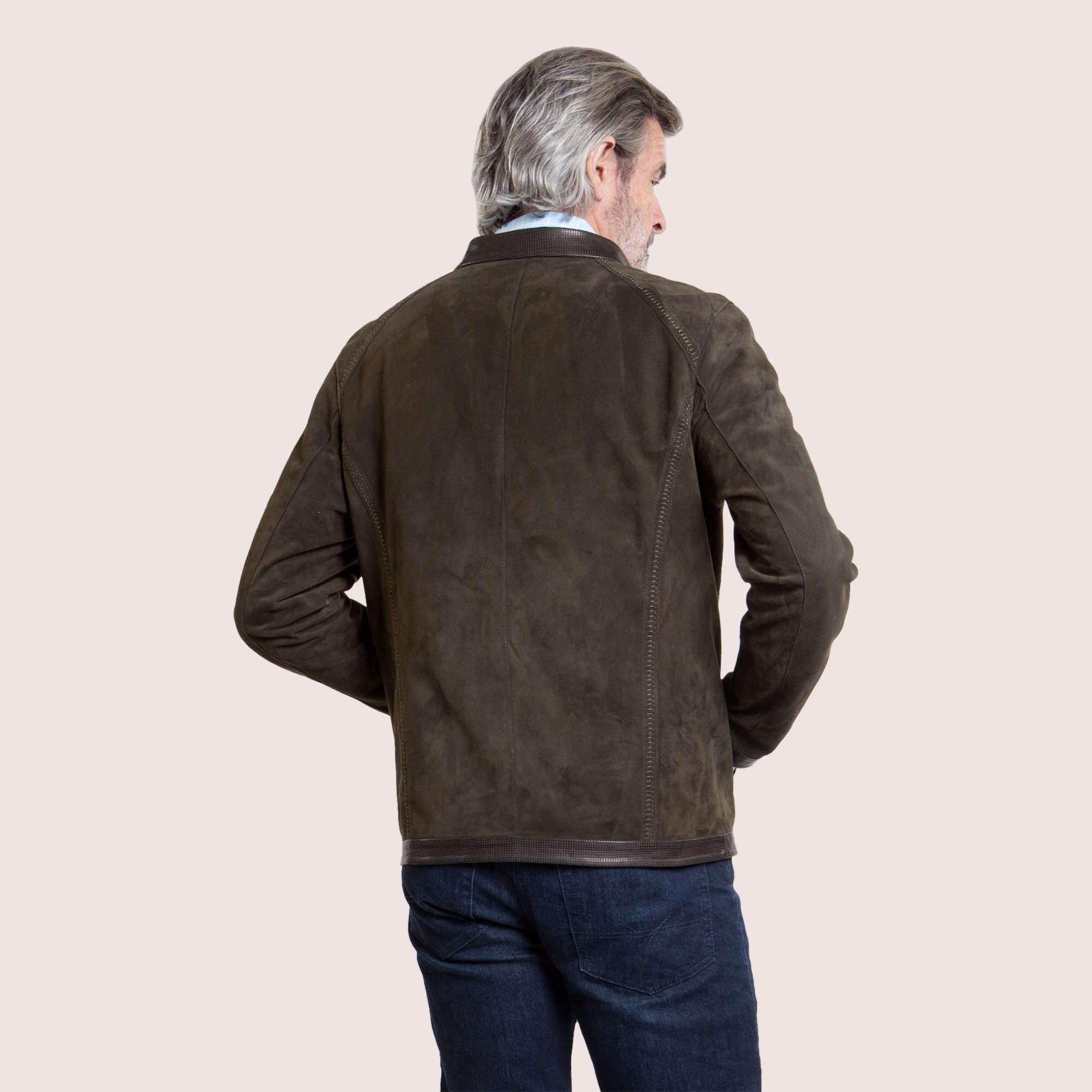 Memphis Reversible Goat Suede Jacket