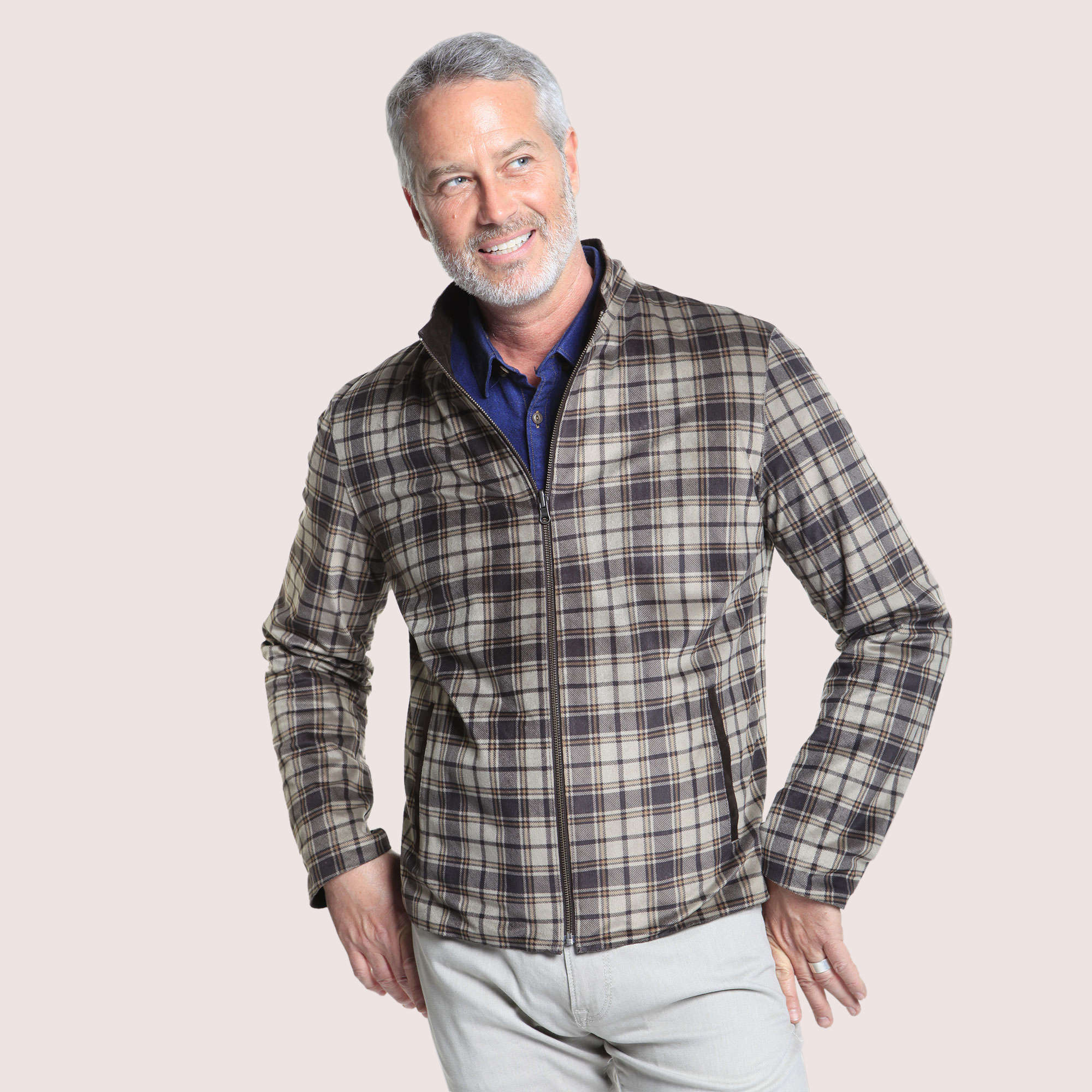 Arizona Reversible Goat Suede Jacket