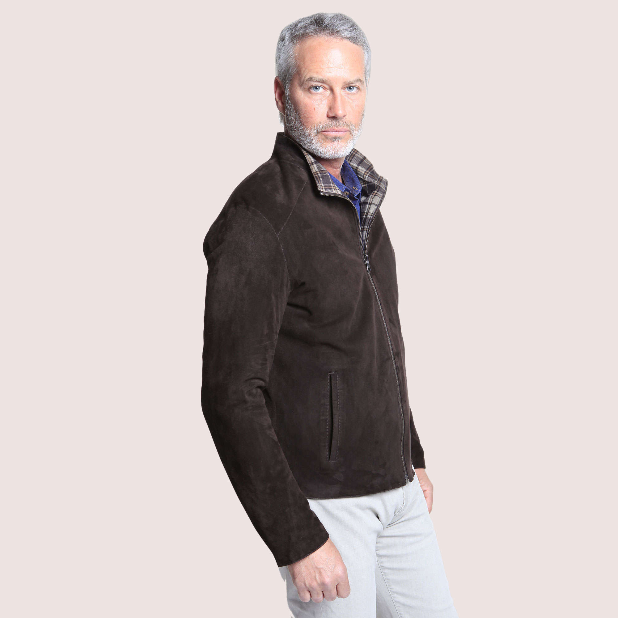 Arizona Reversible Goat Suede Jacket