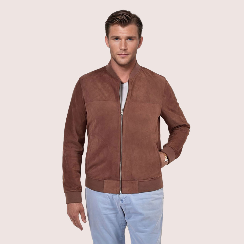 Mason reversible goat suede jacket