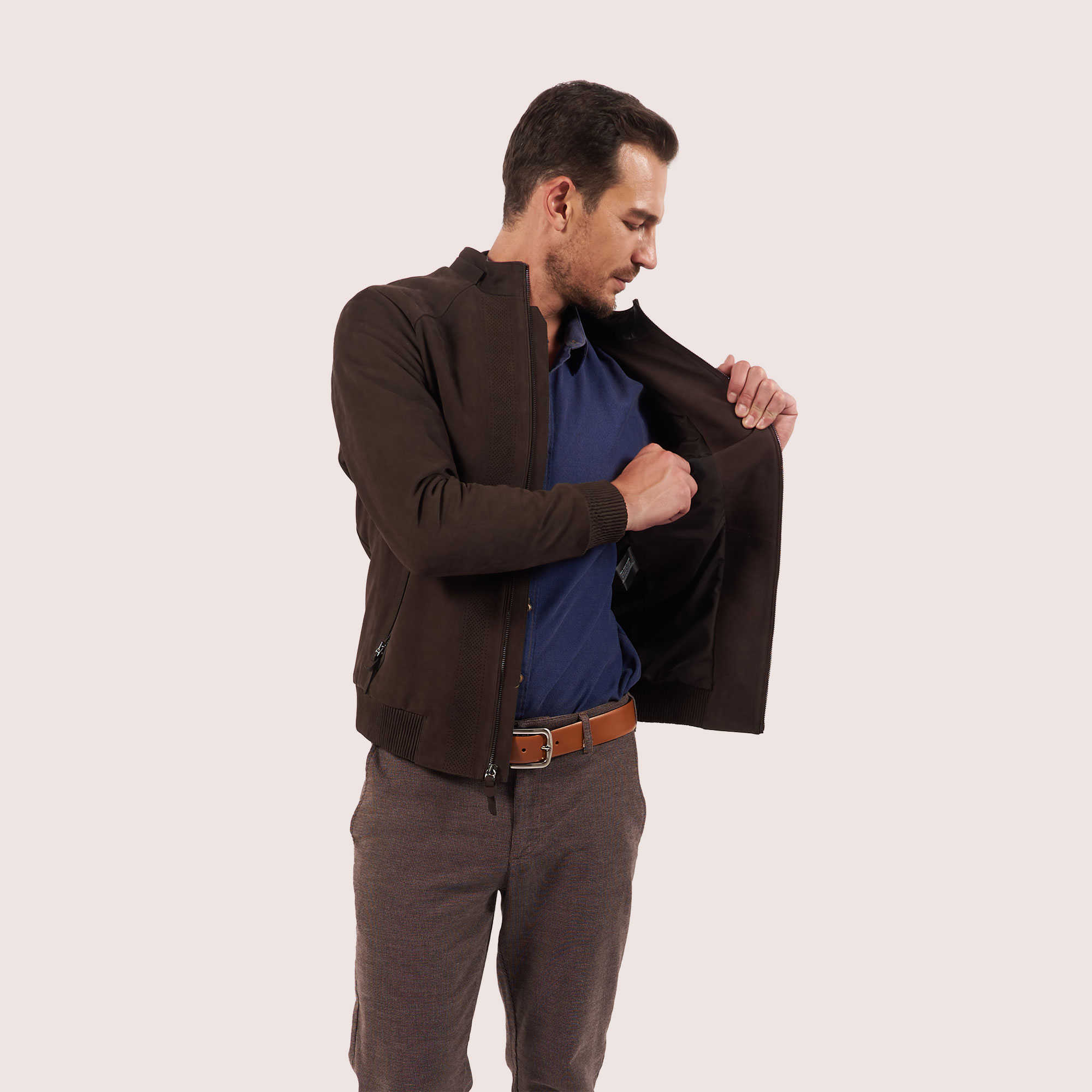 Cooper Goat Suede Jacket