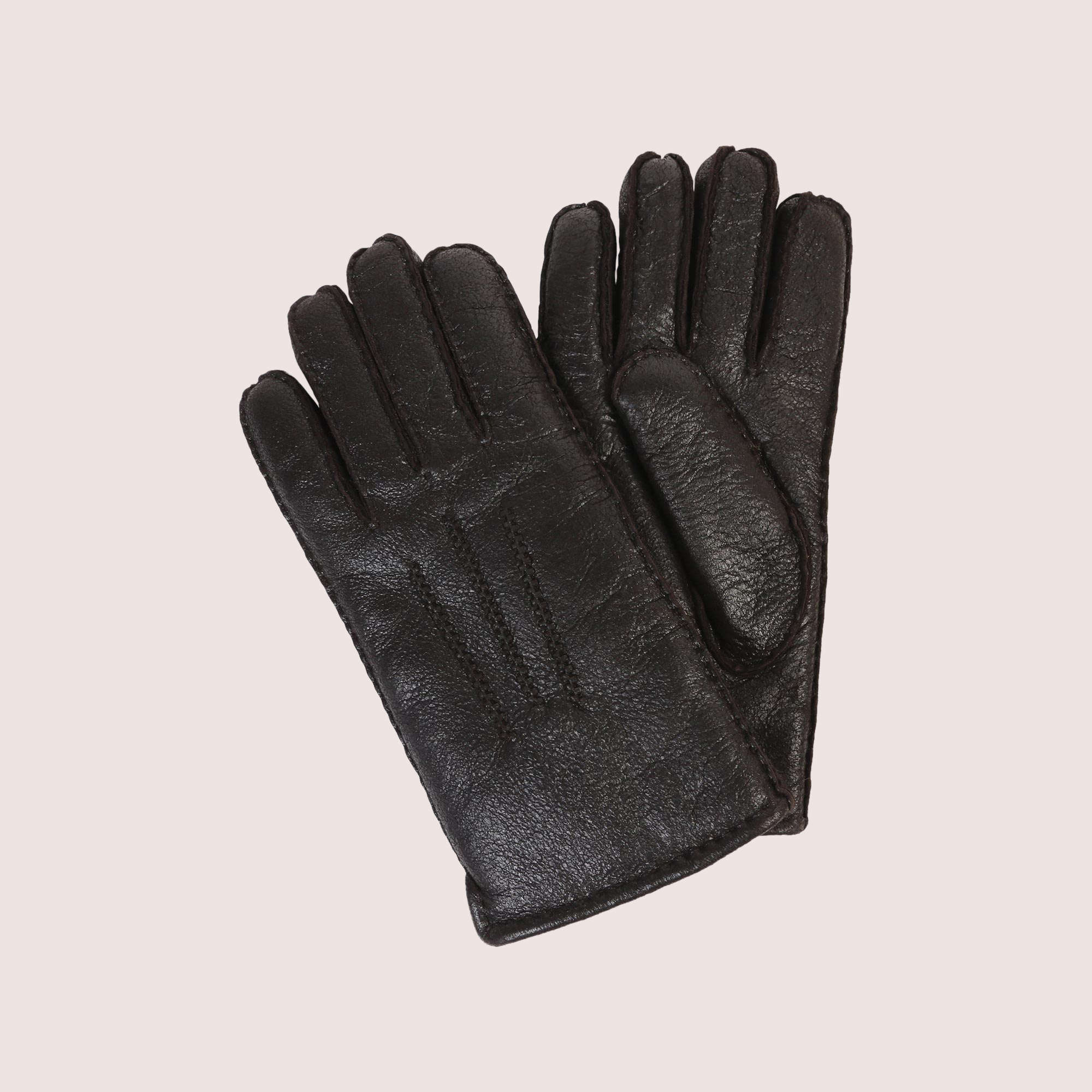 Men's Sheepskin Top-Stitched Gloves