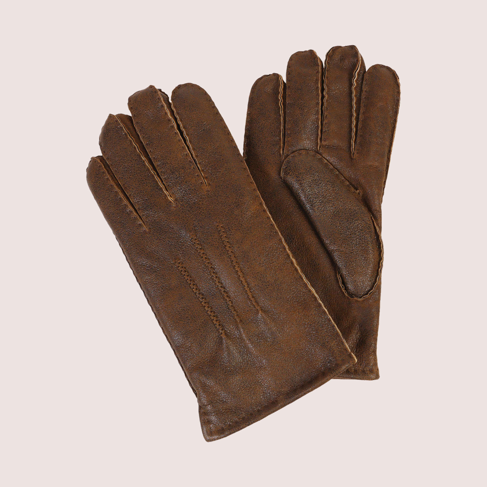 Men's Sheepskin Top-Stitched Gloves