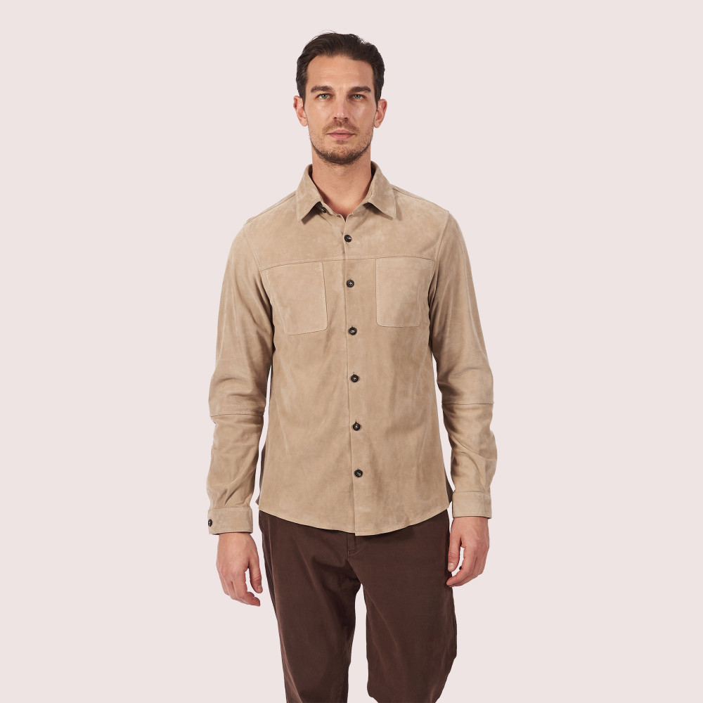 Hartford Goat Suede Shirt