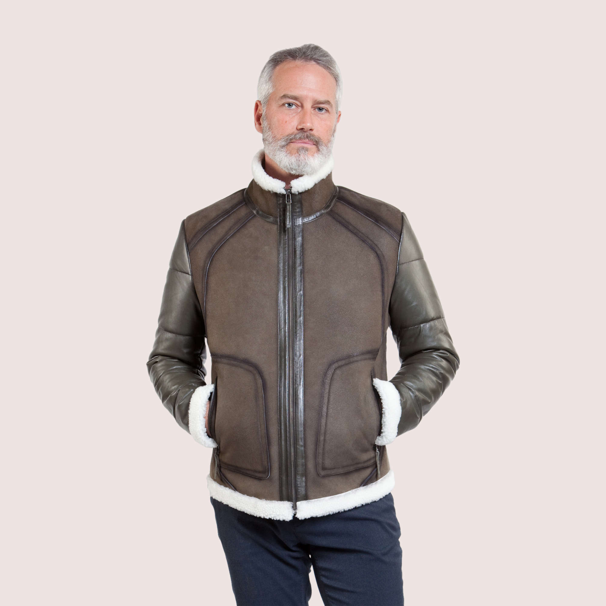 Hudson Shearling& Lambskin Jacket