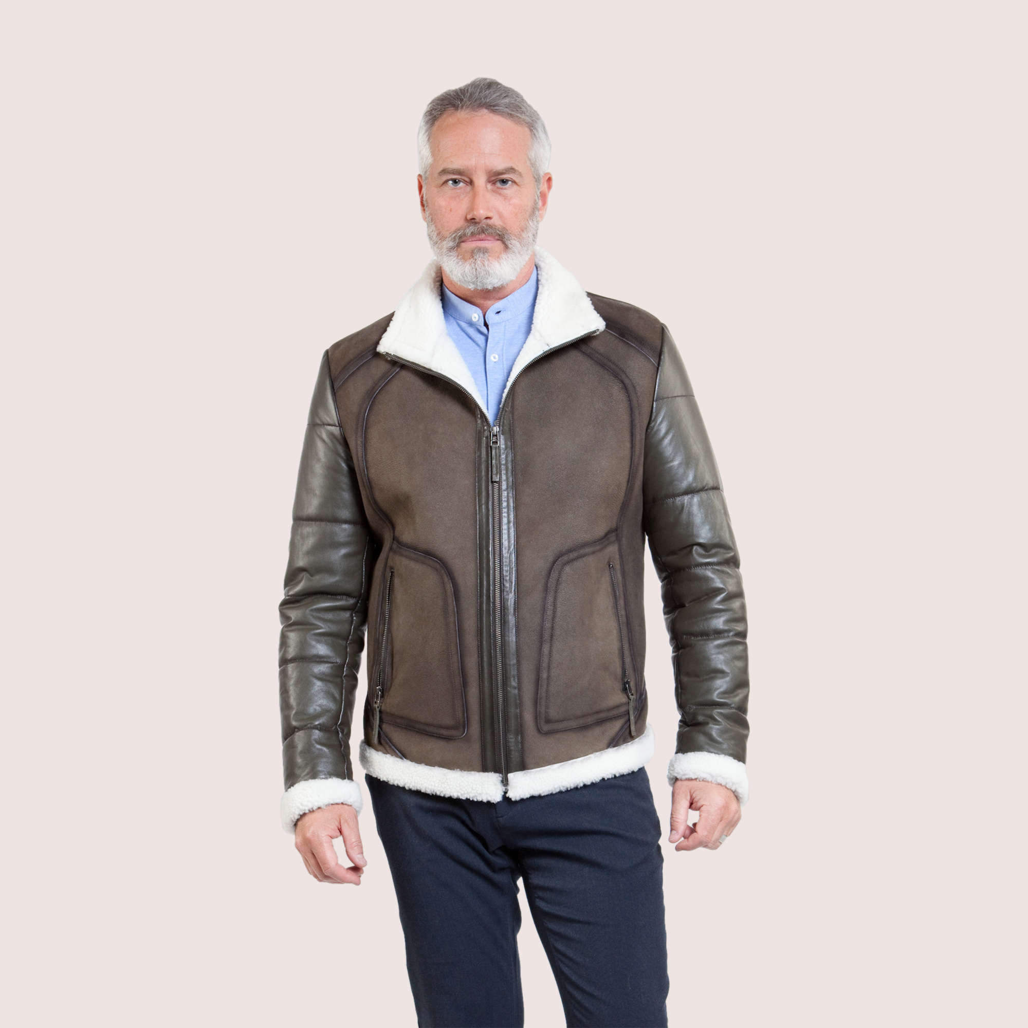 Hudson Shearling& Lambskin Jacket