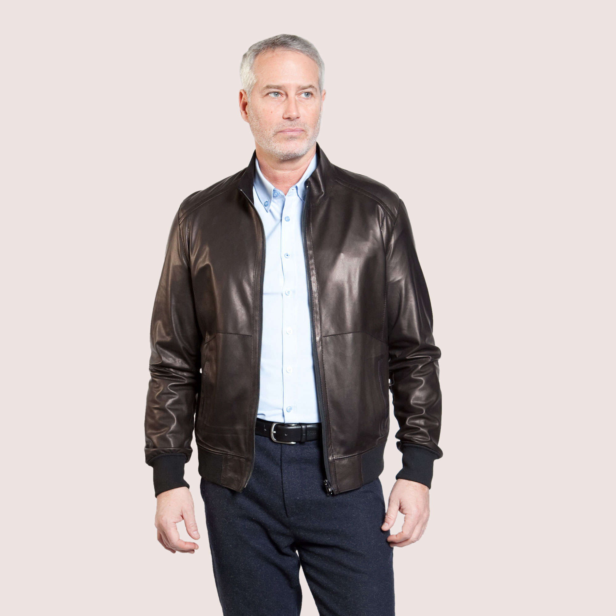 Troy Reversible Goat Suede Jacket