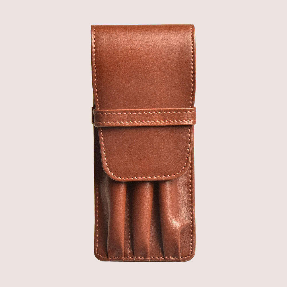 Three Pen Leather Case