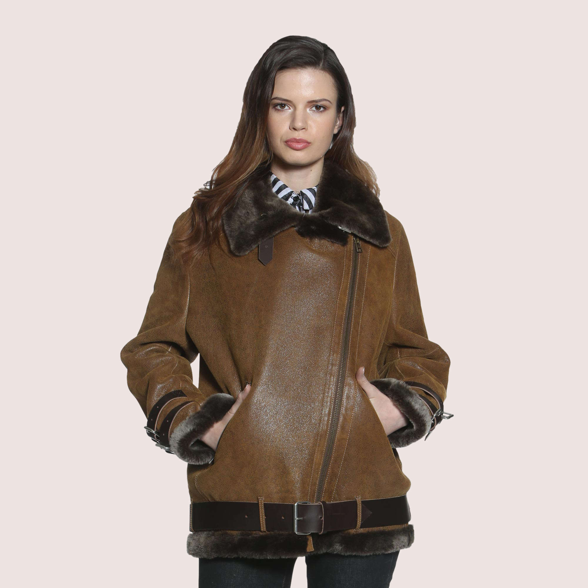 Lindsay Shearling Jacket