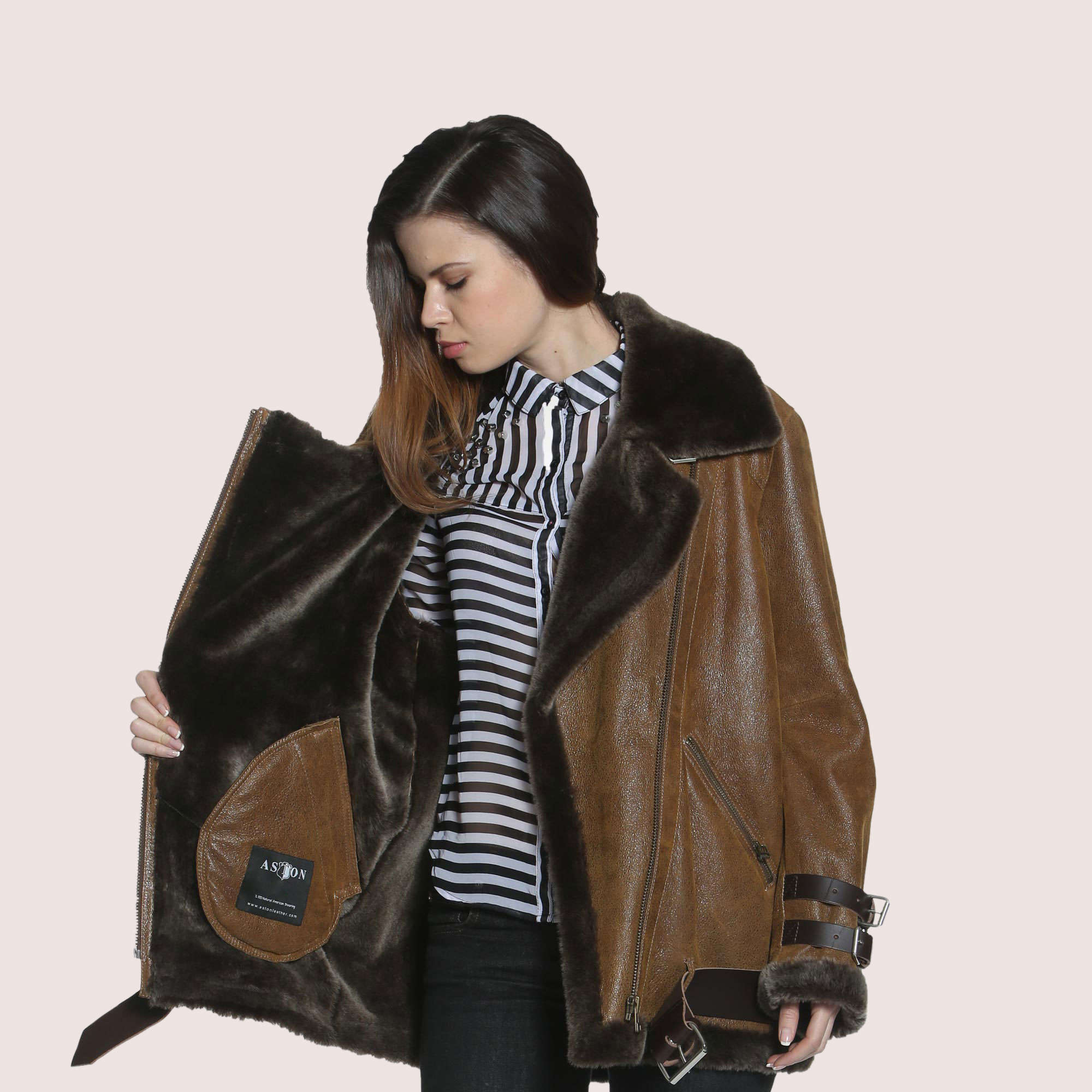 Lindsay Shearling Jacket