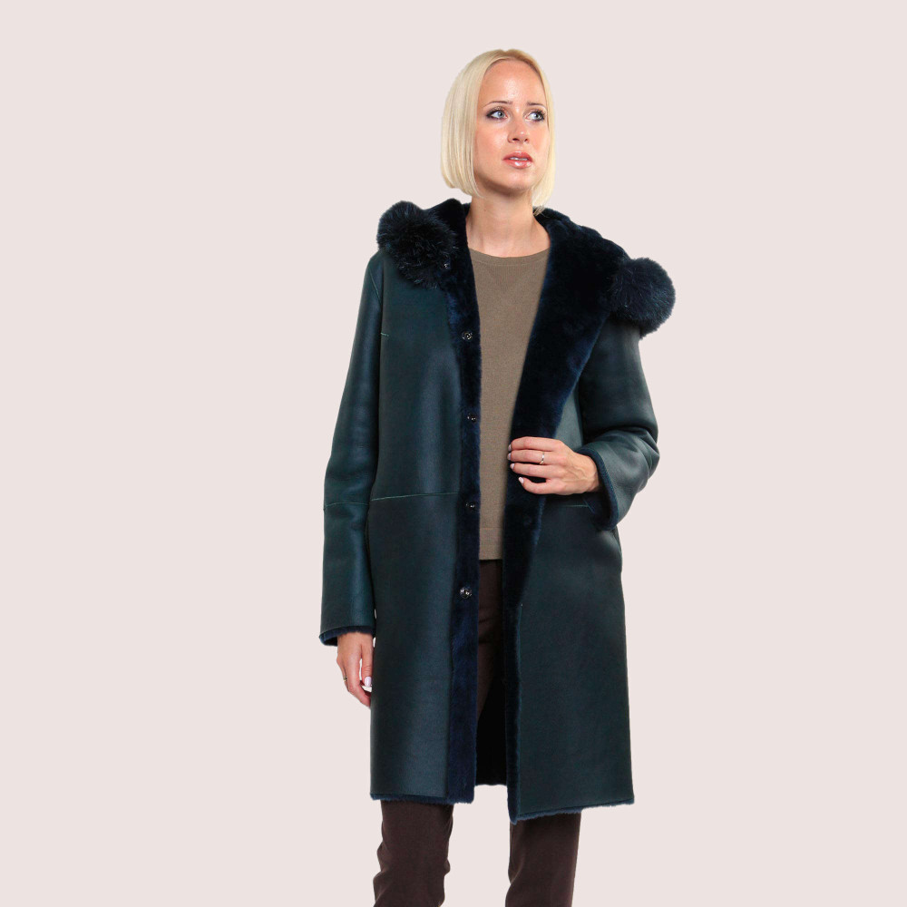 Nova Reversible Shearling Coat