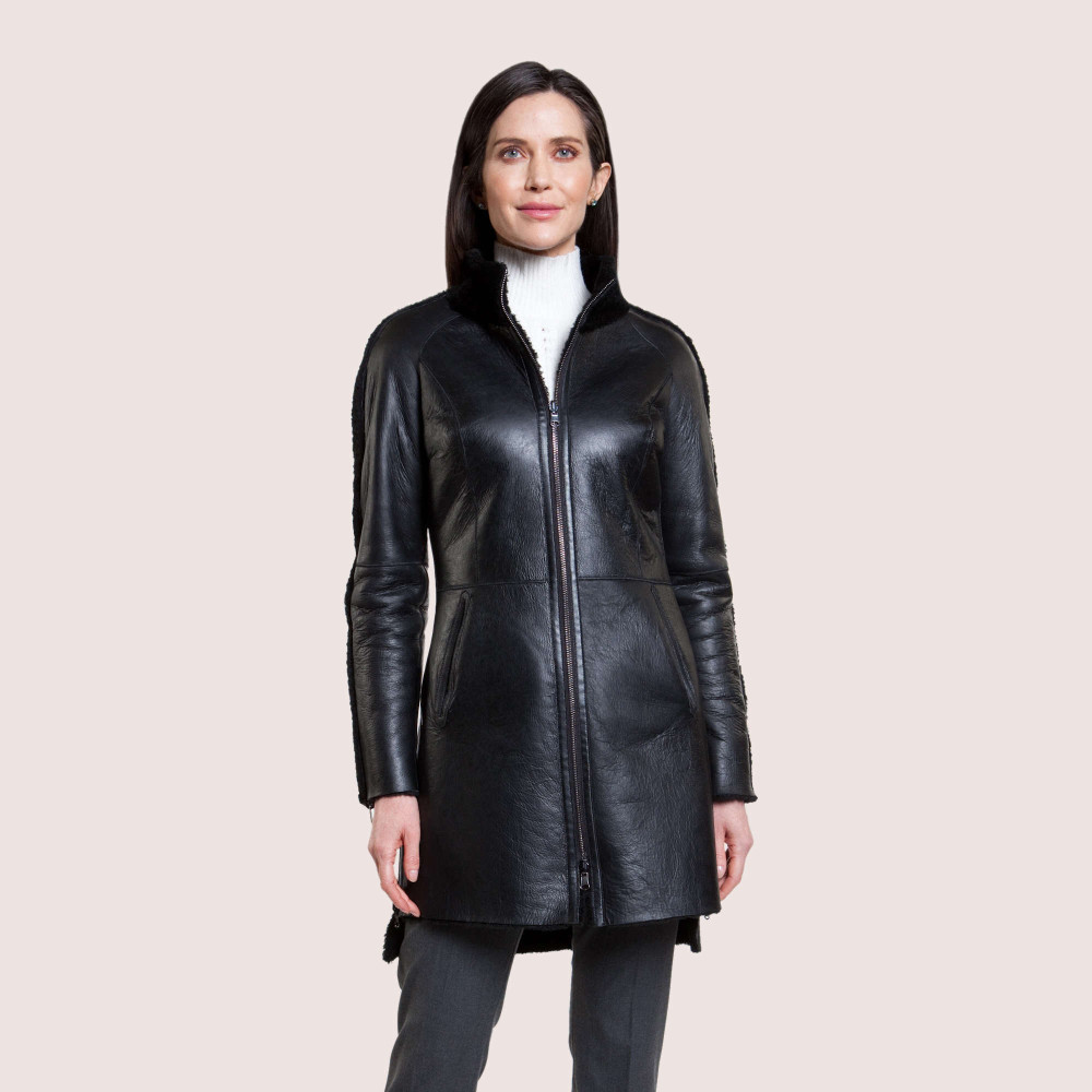 Ariana Reversible Shearling Coat