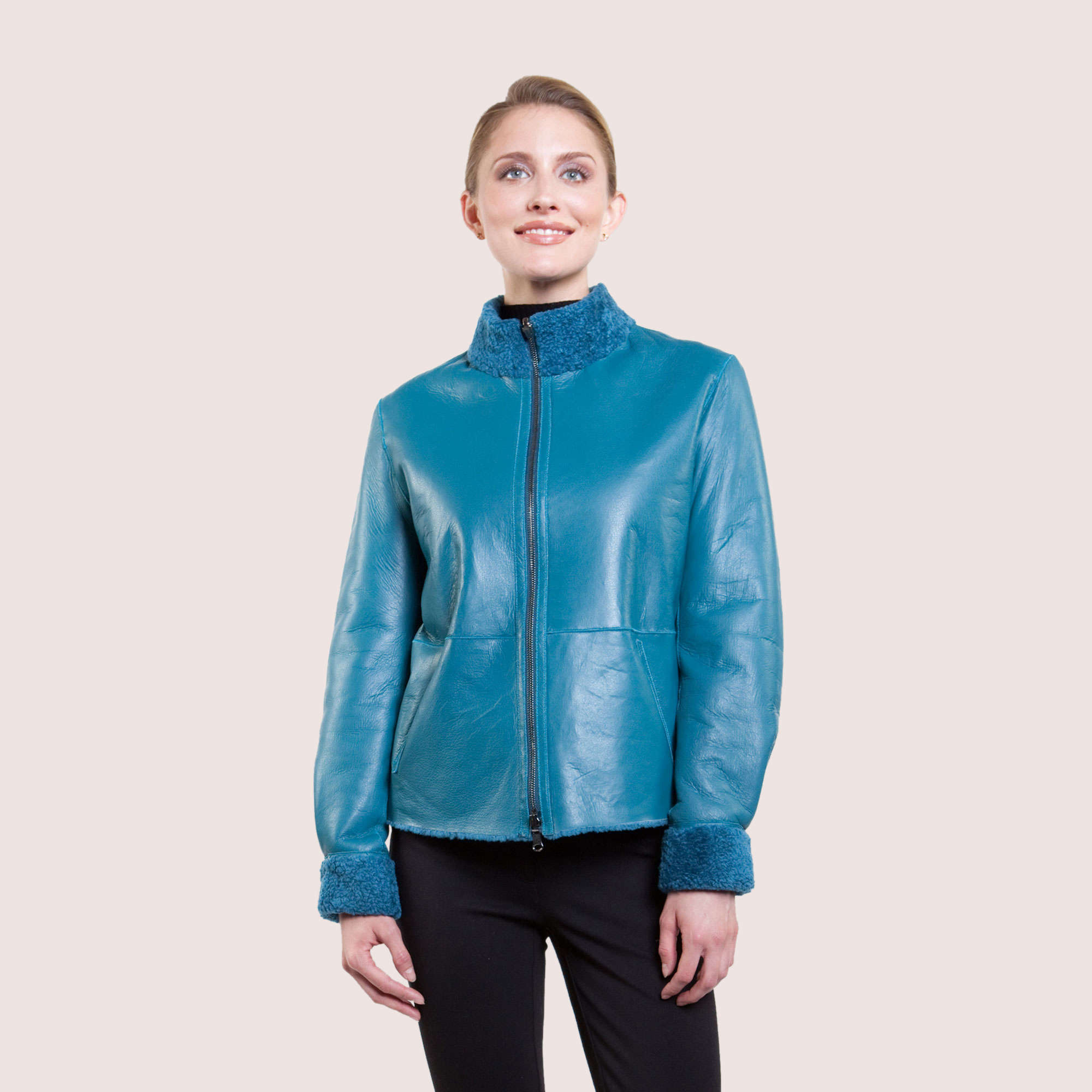 Megan Reversible Shearling Jacket