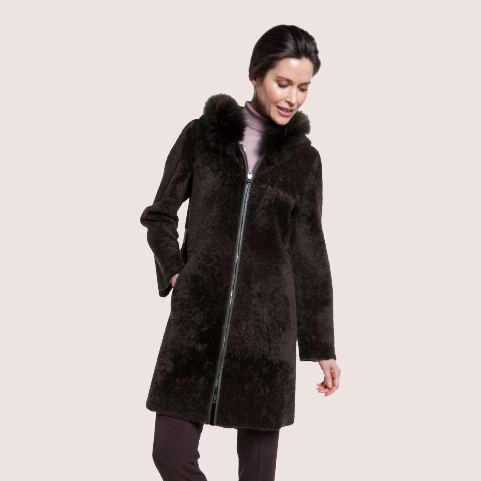 Coraline Reversible Shearling Coat