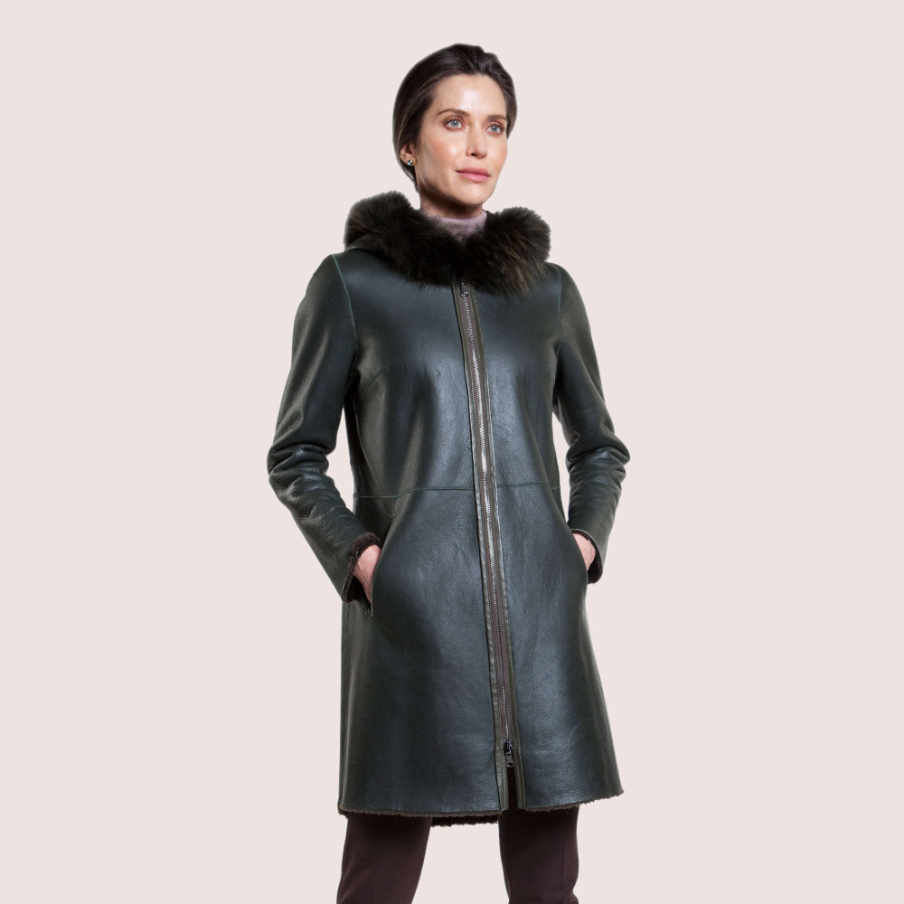 Coraline Reversible Shearling Coat