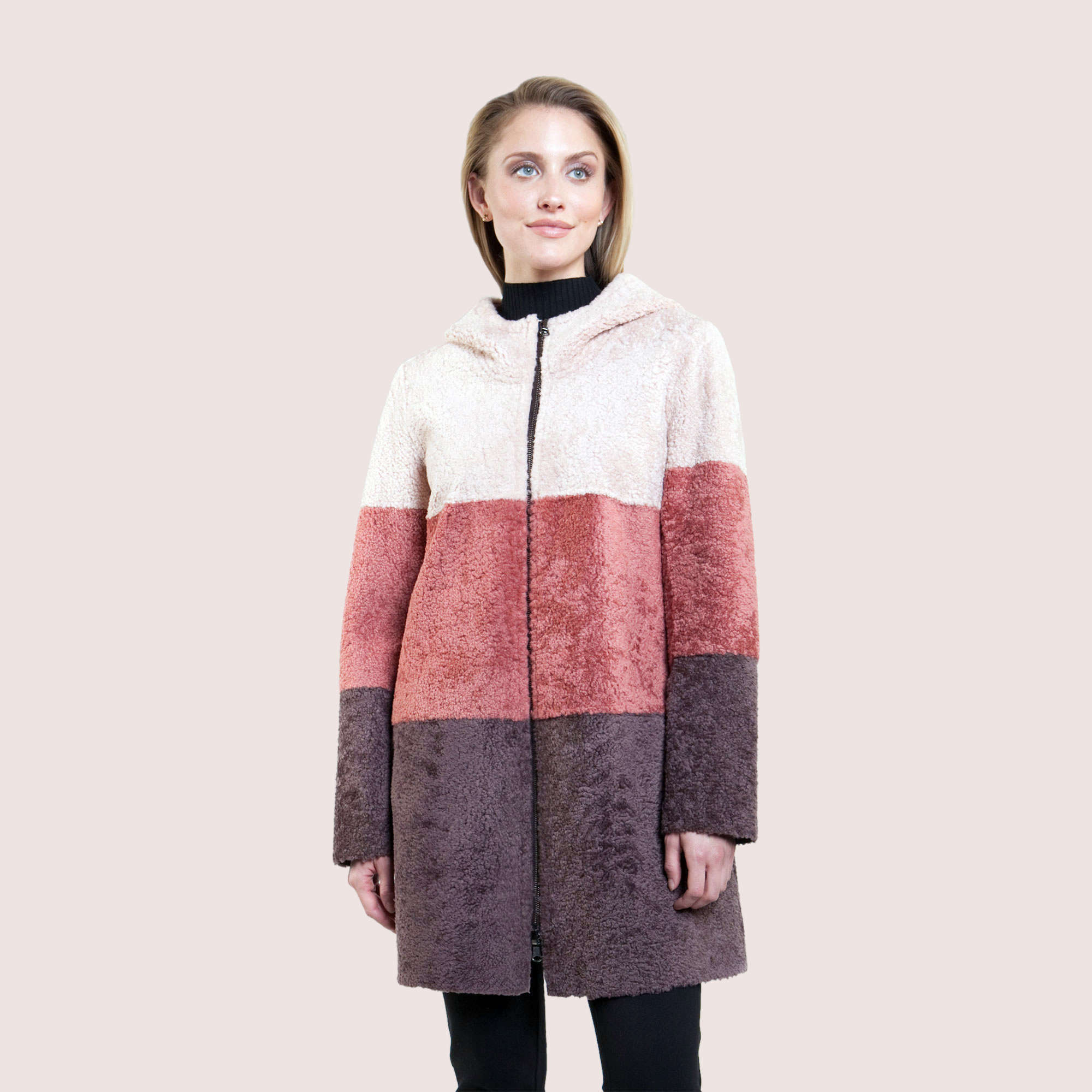 Annabel Reversible Shearling Coat