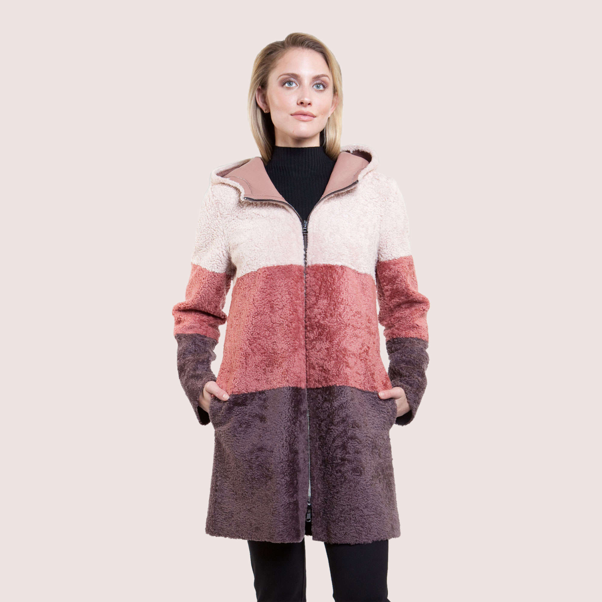 Annabel Reversible Shearling Coat