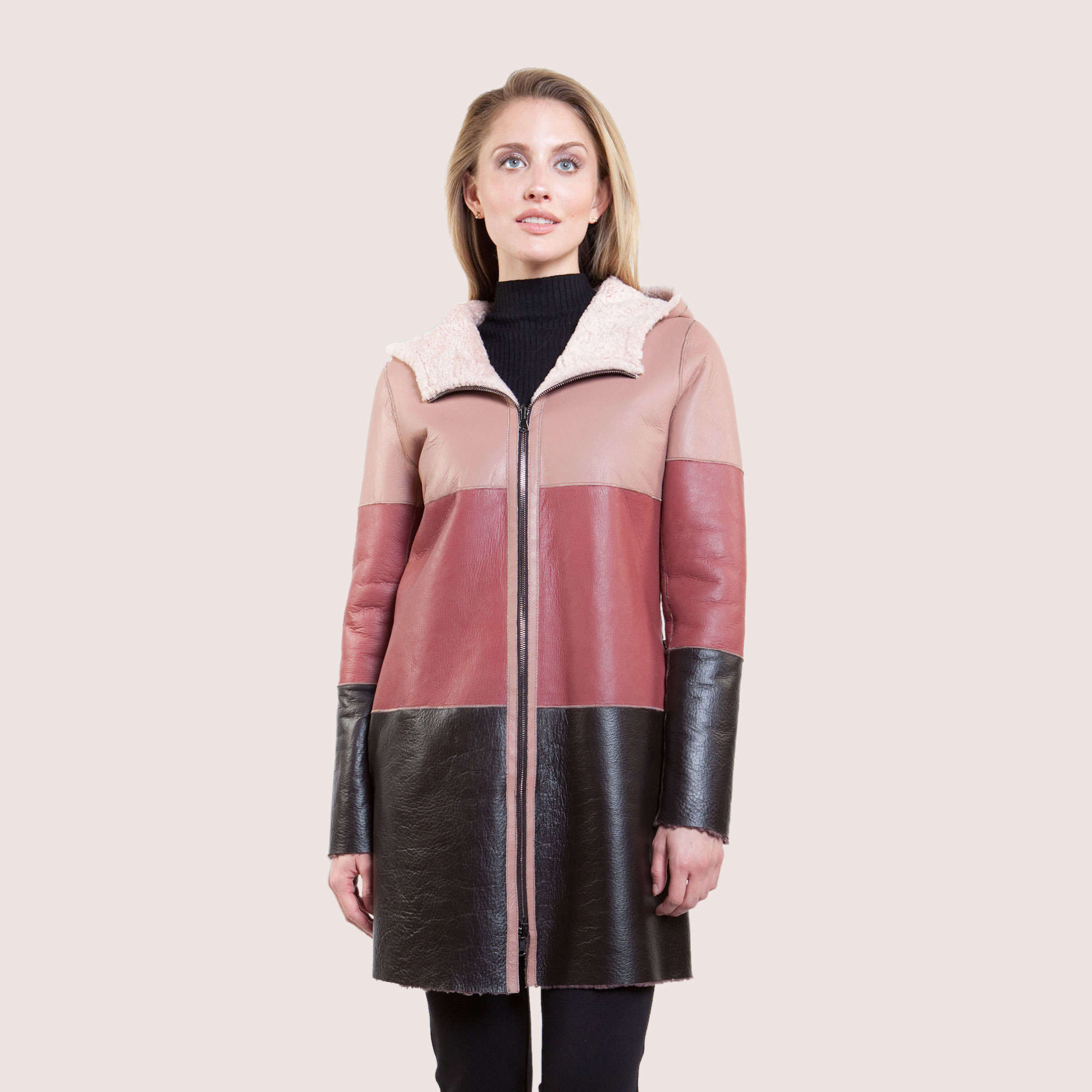 Annabel Reversible Shearling Coat