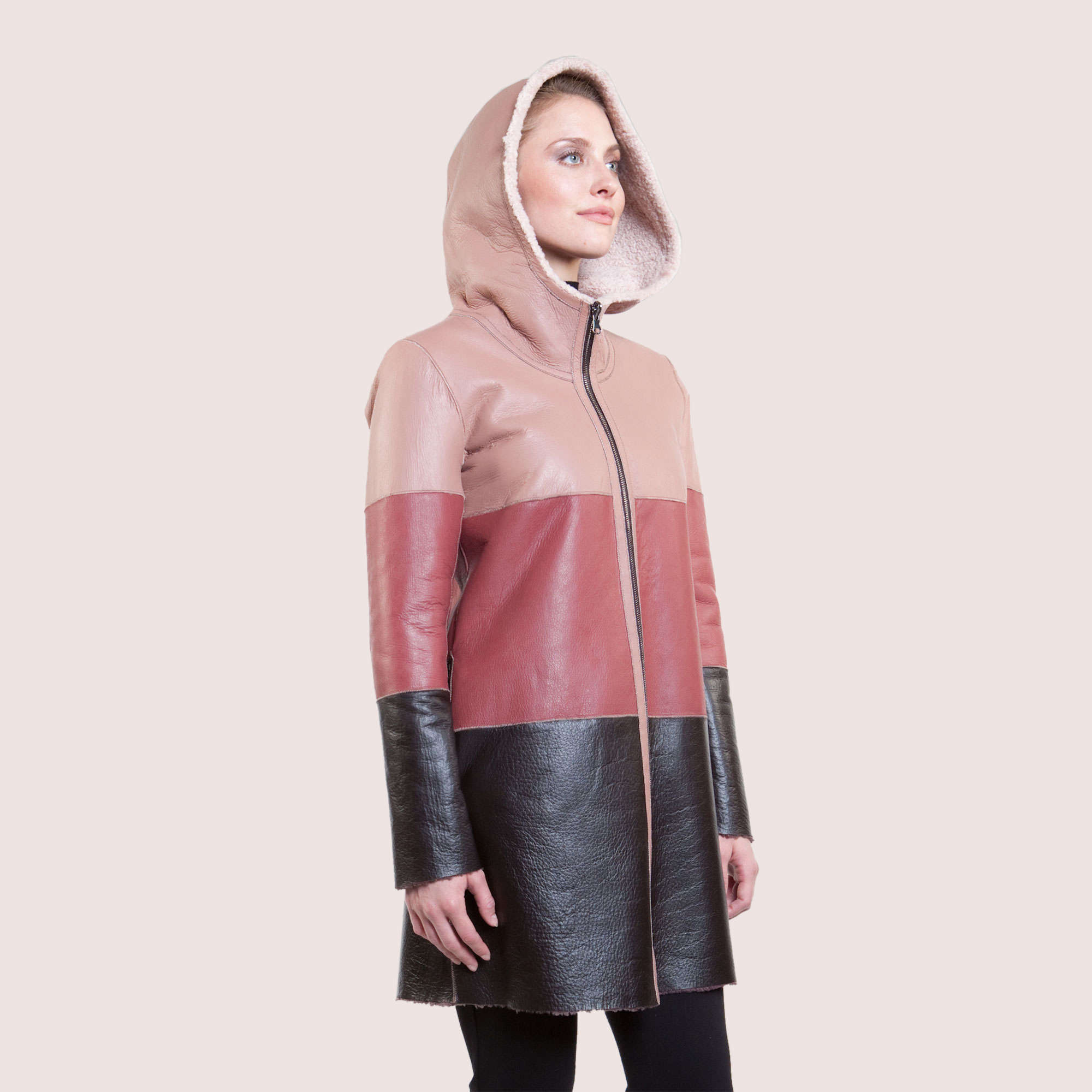 Annabel Reversible Shearling Coat