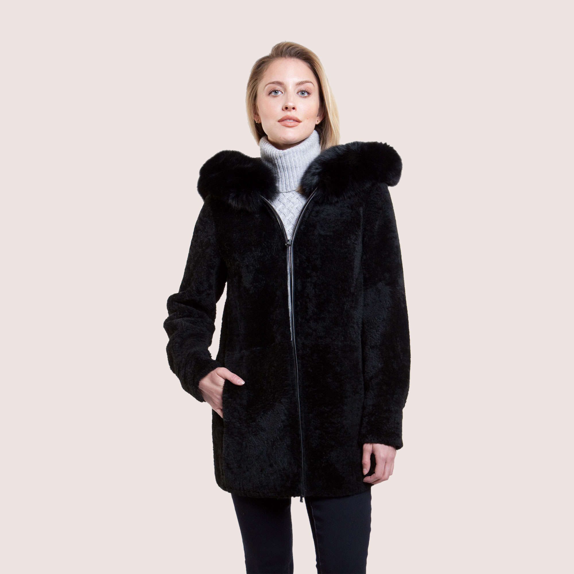 Amanda Shearling Coat